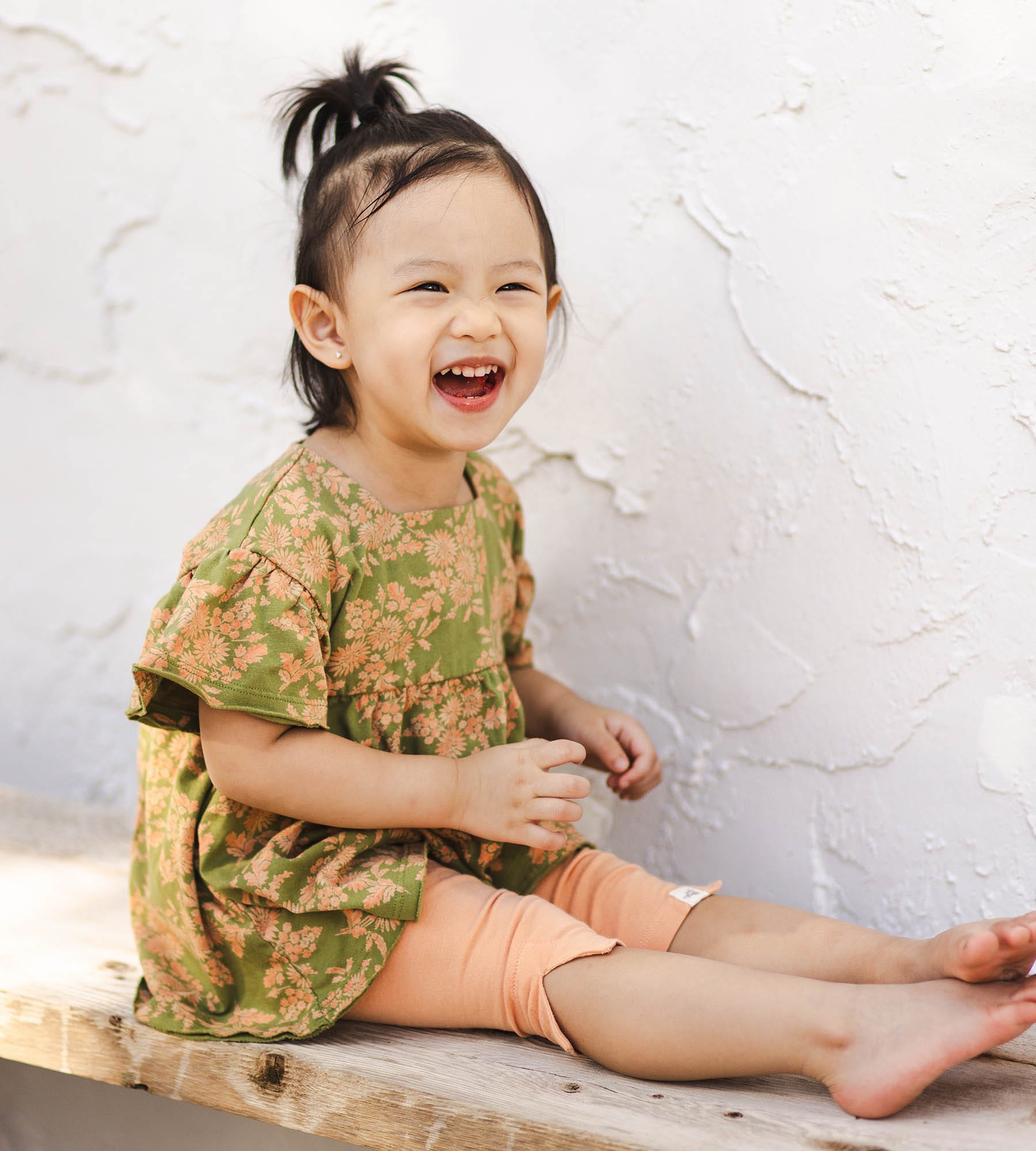  Vibrant Garden Organic Baby Girl Top & Pants Set、mySite、layawaytickets