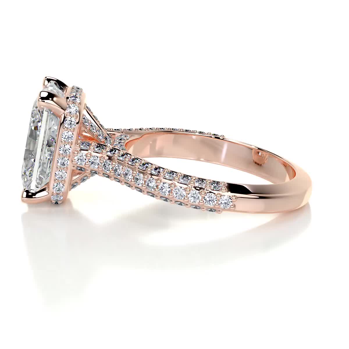 Joana Lab Grown Diamond Ring -14K Rose Gold、mySite、hinf8tx79