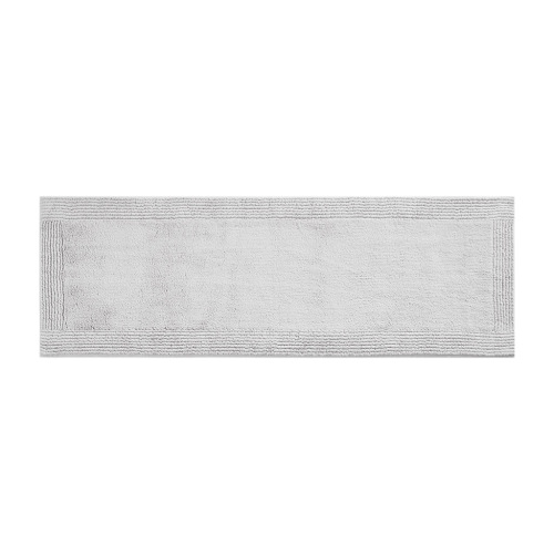 100% Cotton Tufted 3000GSM Reversible Bath Rug Grey 24x72"、、eastwooduniform