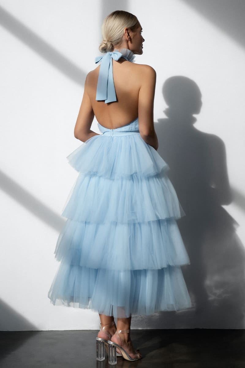  Soft Petal Tulle Dress (Sky Blue)、mySite、merchandisen