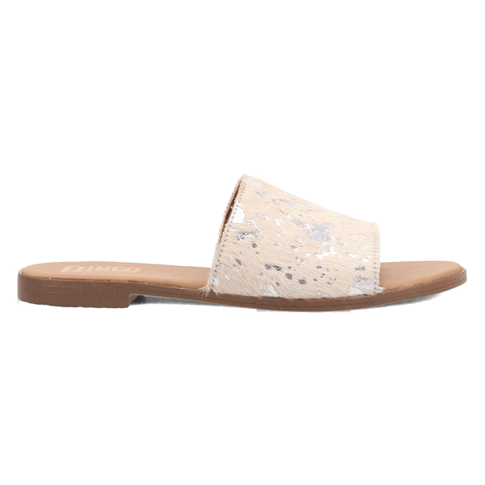 Moo Moo Cow Metallic Slide Sandals、mySite、gtrtttuynbv