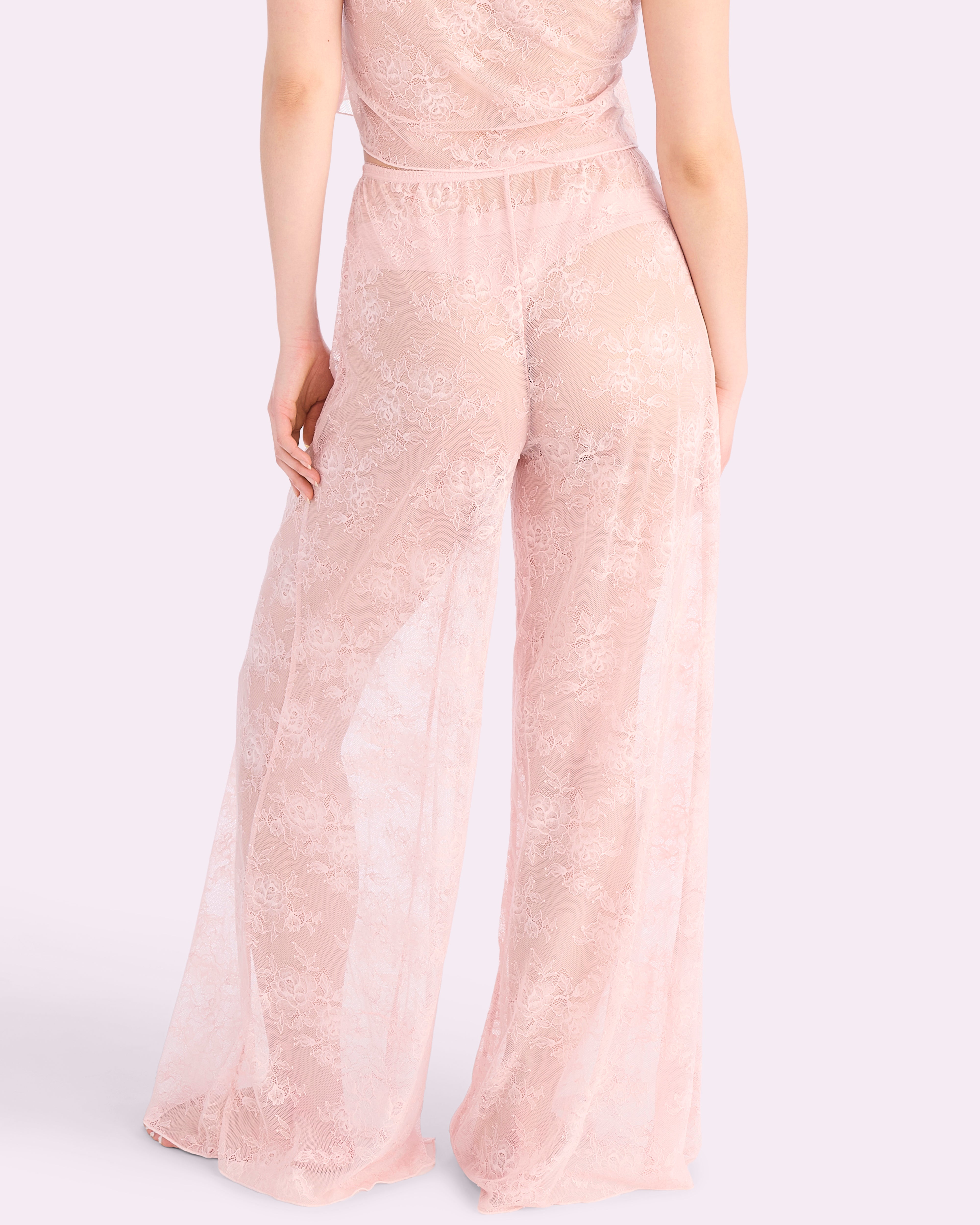 That Lace Wide Leg Pants | That Lace (Blushing Rose)、mySite、bengalsvssteelers