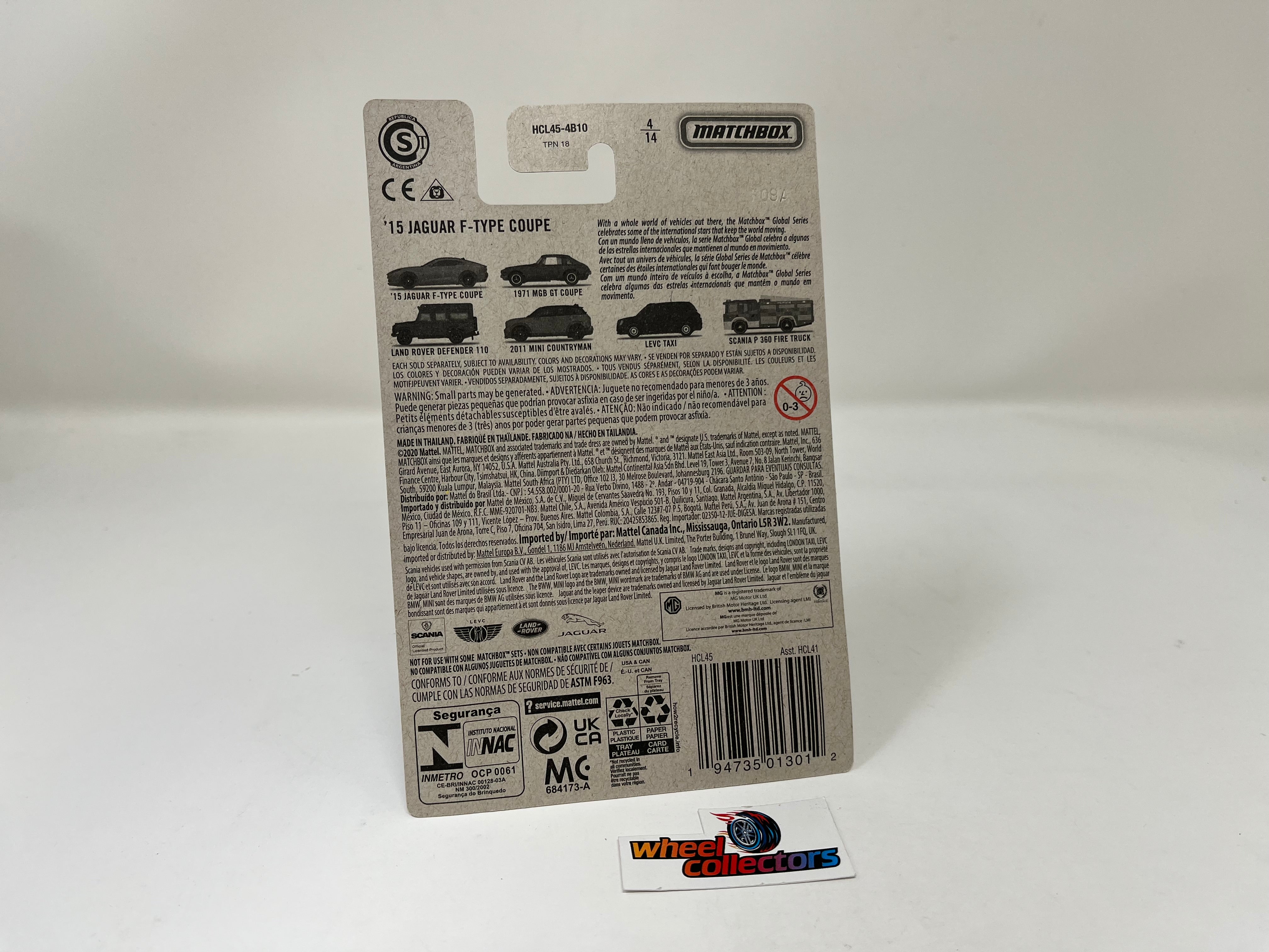 '15 Jaguar F-Type Coupe #4 * Matchbox Global Series、mySite、hgirdovlk