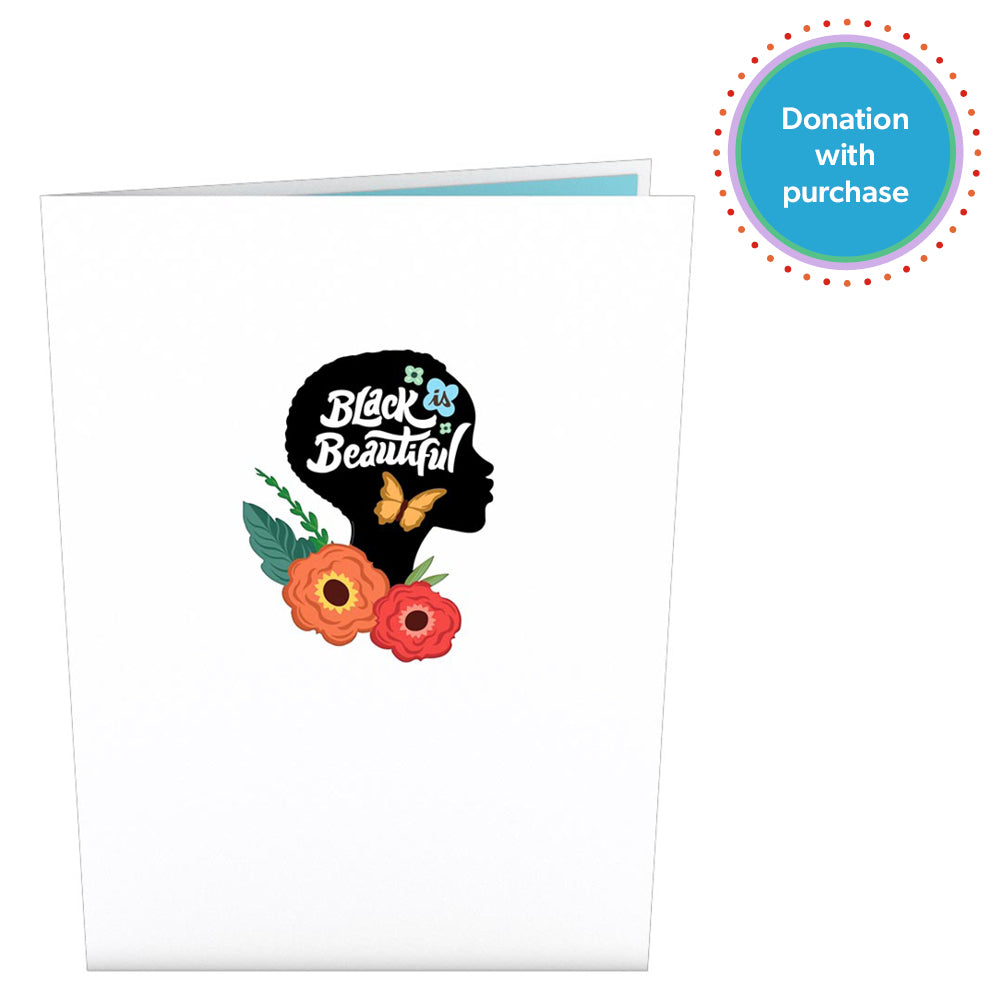 Black is Beautiful Pop-Up Card、mySite、solidvoid