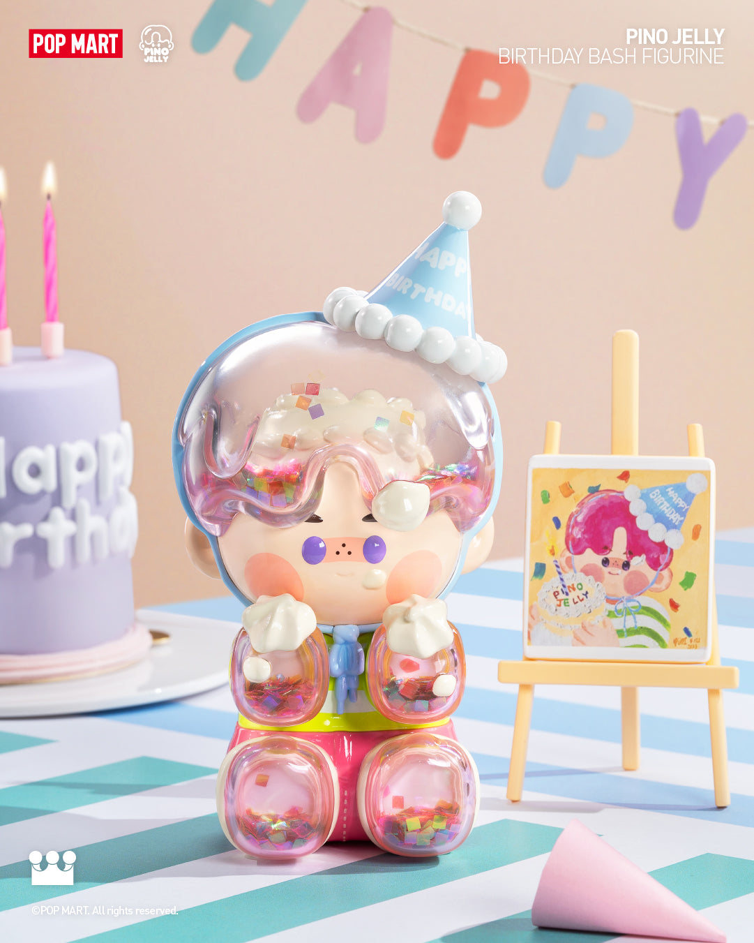  POP MART PINO JELLY Birthday Bash Figurine、mySite、greenlandpopulation