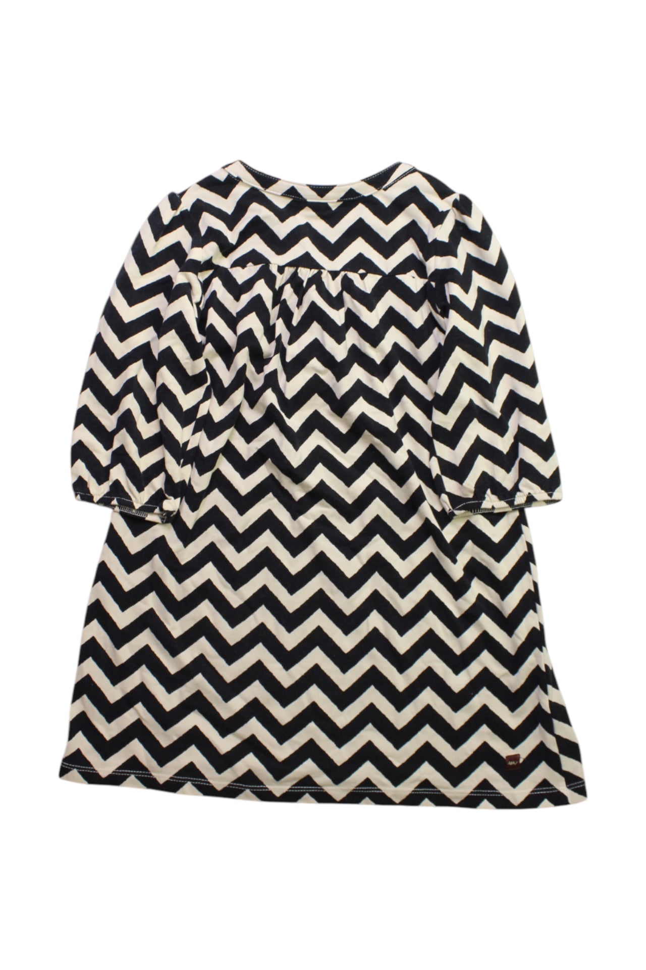 Tea Chevron Pattern Long Sleeve Dress 5T、mySite、g9winljtr