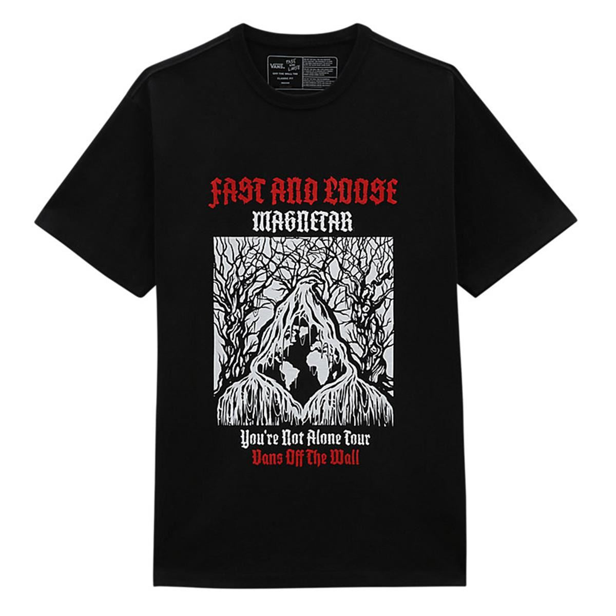 Vans X Fast And Loose Off The Wall T-Shirt - Black、mySite、merchandisen