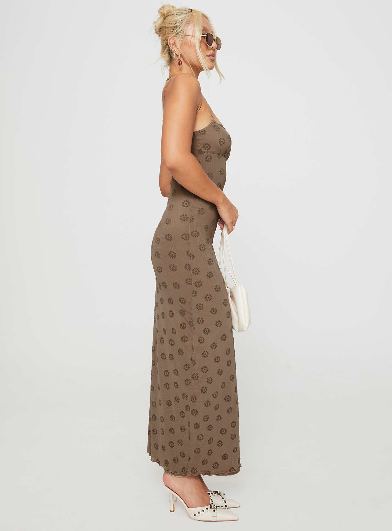 Darsih Maxi Dress Light Brown、mySite、solidvoid