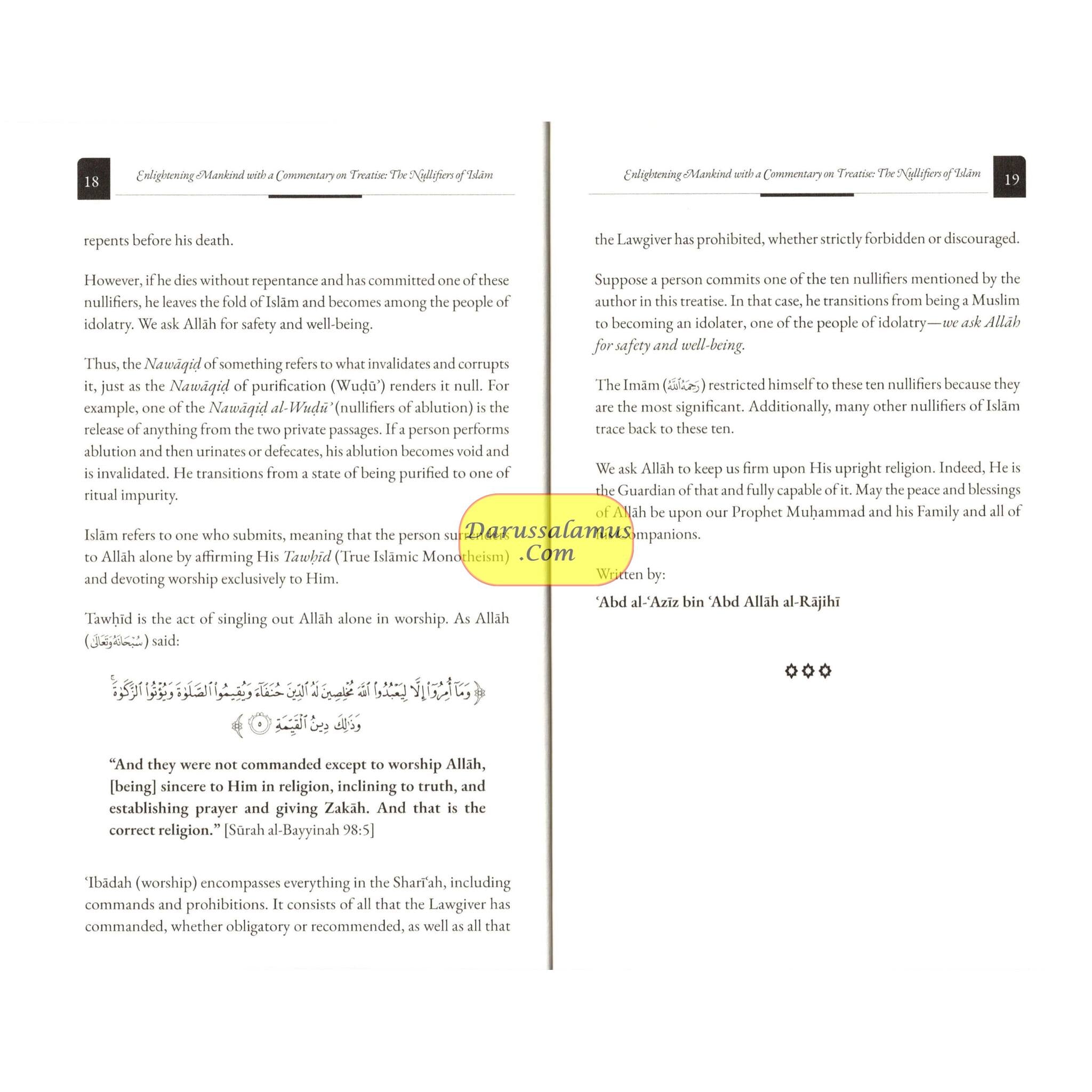 The Nullifiers of Islam By Shaykh Muhammad Bin Abdul wahhab、mySite、topwebapps