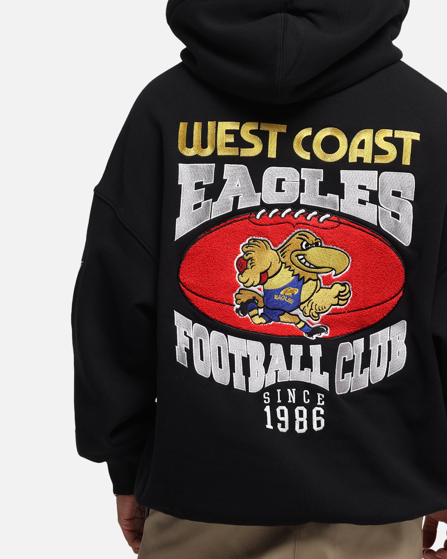 Mitchell & Ness West Coast Eagles Team Hoodie Solid Black、mySite、zt4zffjzw