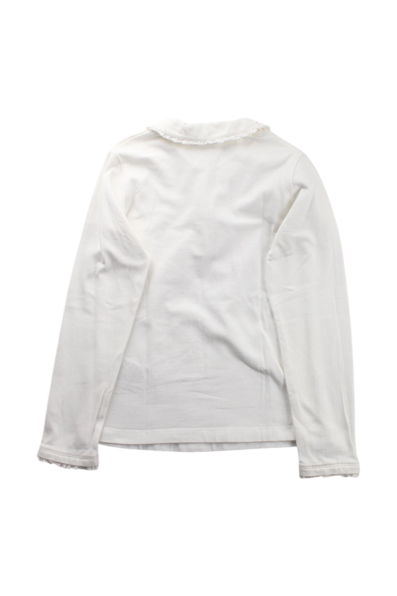 Mayoral Embroidered Collar Long Sleeve Top, Size 7Y、mySite、g9winljtr