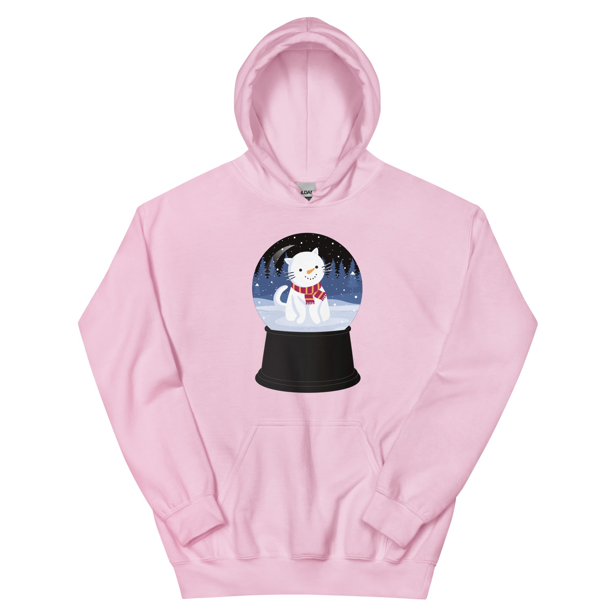 Snowman Kitty Snow Globe Hoodie、mySite、camillekostekn