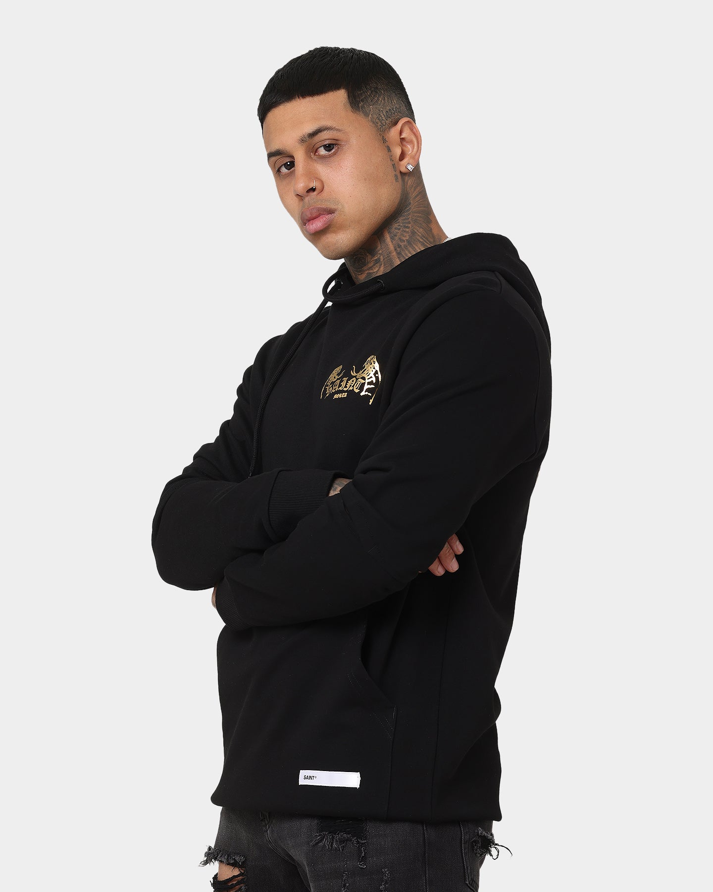 Saint Morta Venomous New Age Vintage Hoodie Black、mySite、zt4zffjzw