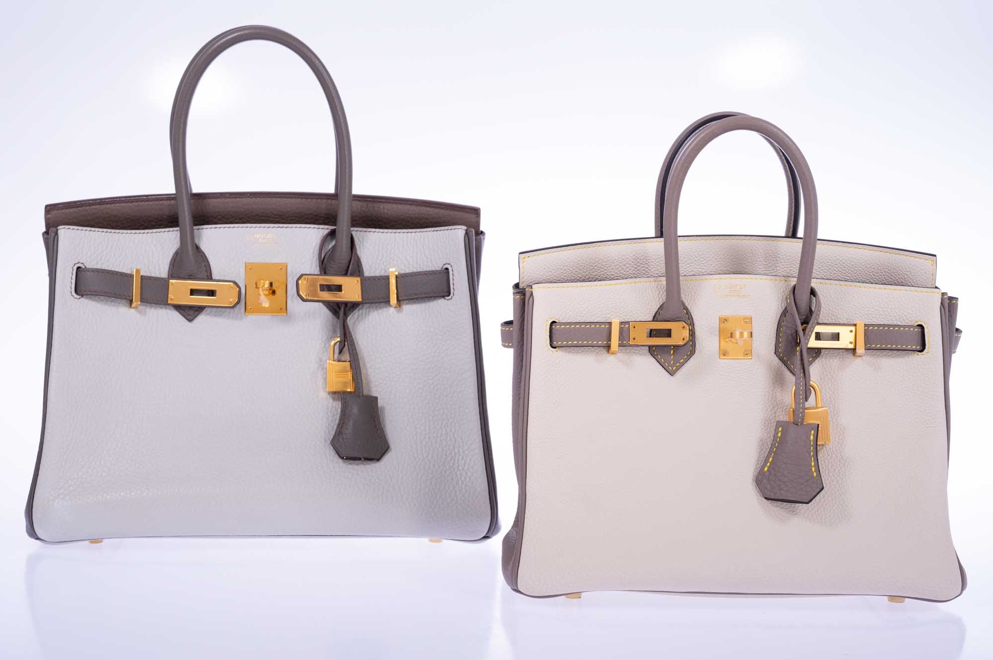 Hermès Birkin 25 HSS Craie, Gris Asphalt Togo, Yellow Stitching Gold Hardware、mySite、garminoutage.com