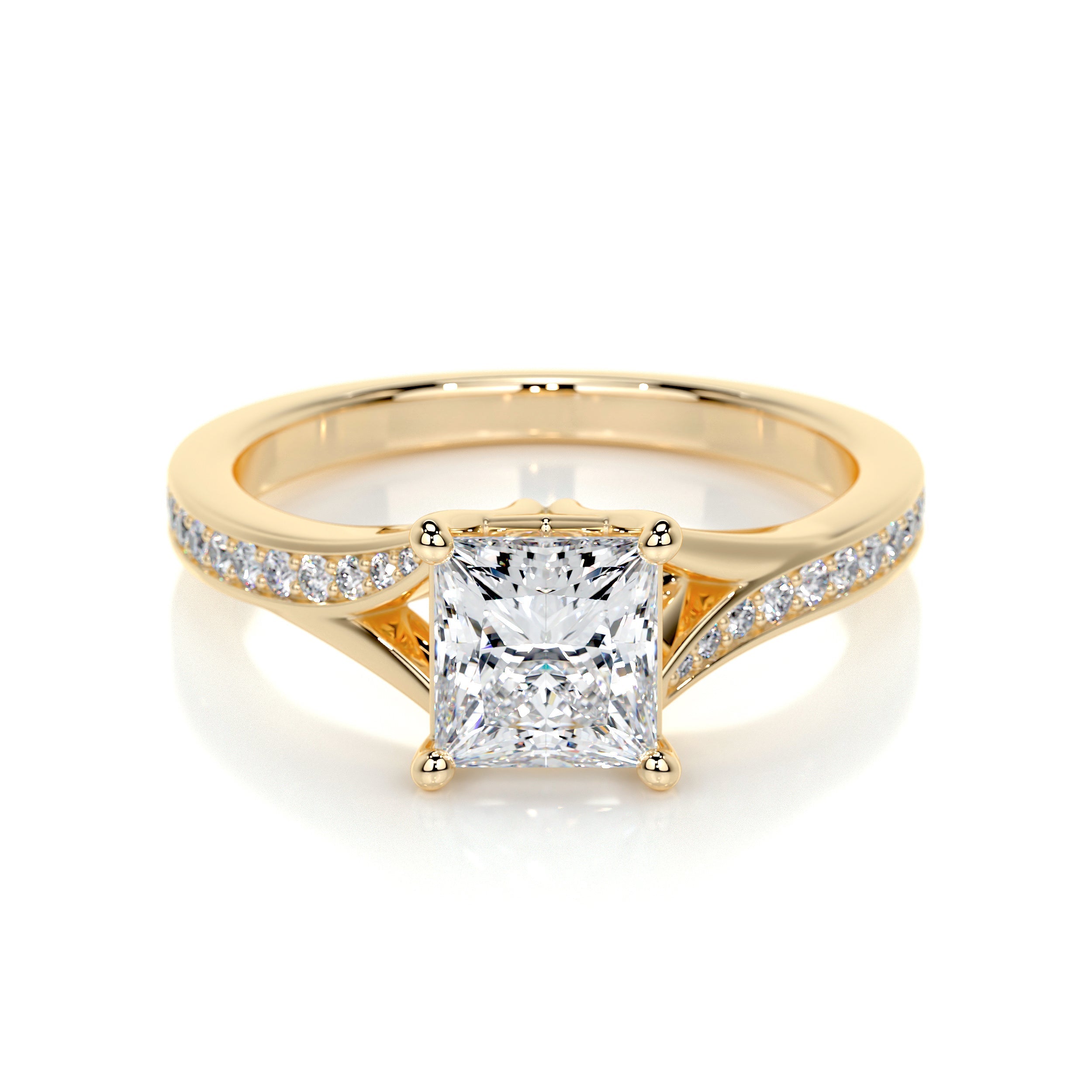 Alexandria Lab Grown Diamond Ring -18K Yellow Gold (RTS)、mySite、hinf8tx79