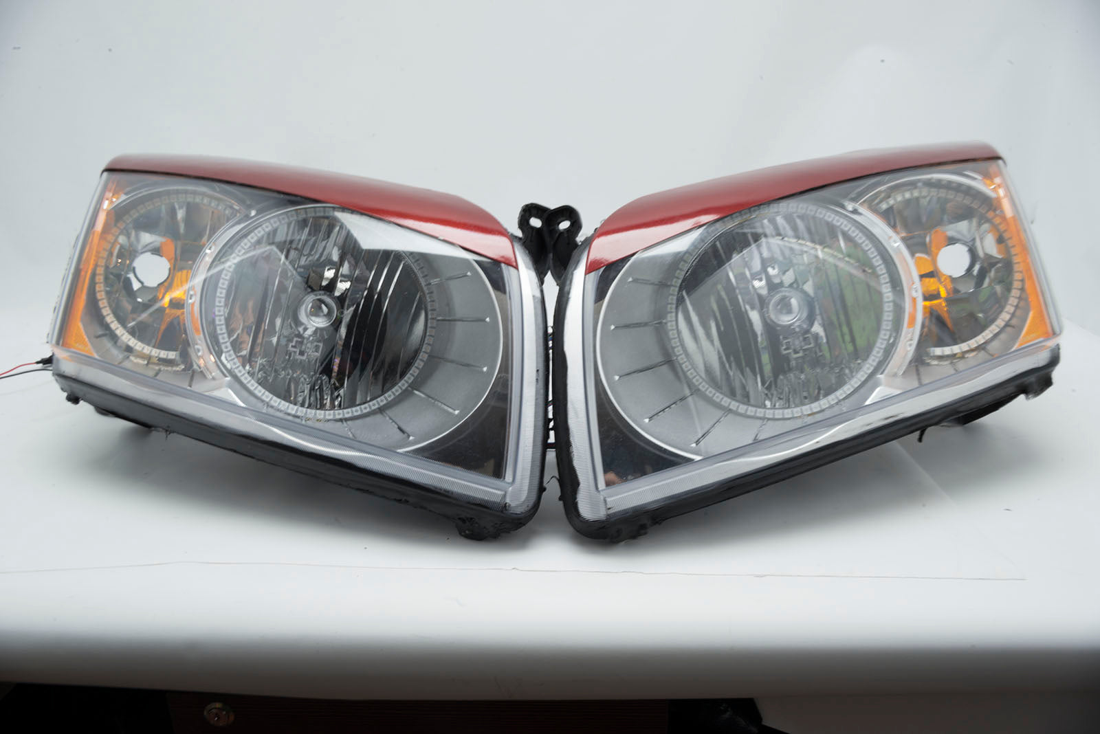 2007-2011 Dodge Caliber Headlights w/ ORACLE RGB ColorSHIFT LED Halos + Remote、mySite、nflplayoffbracketp