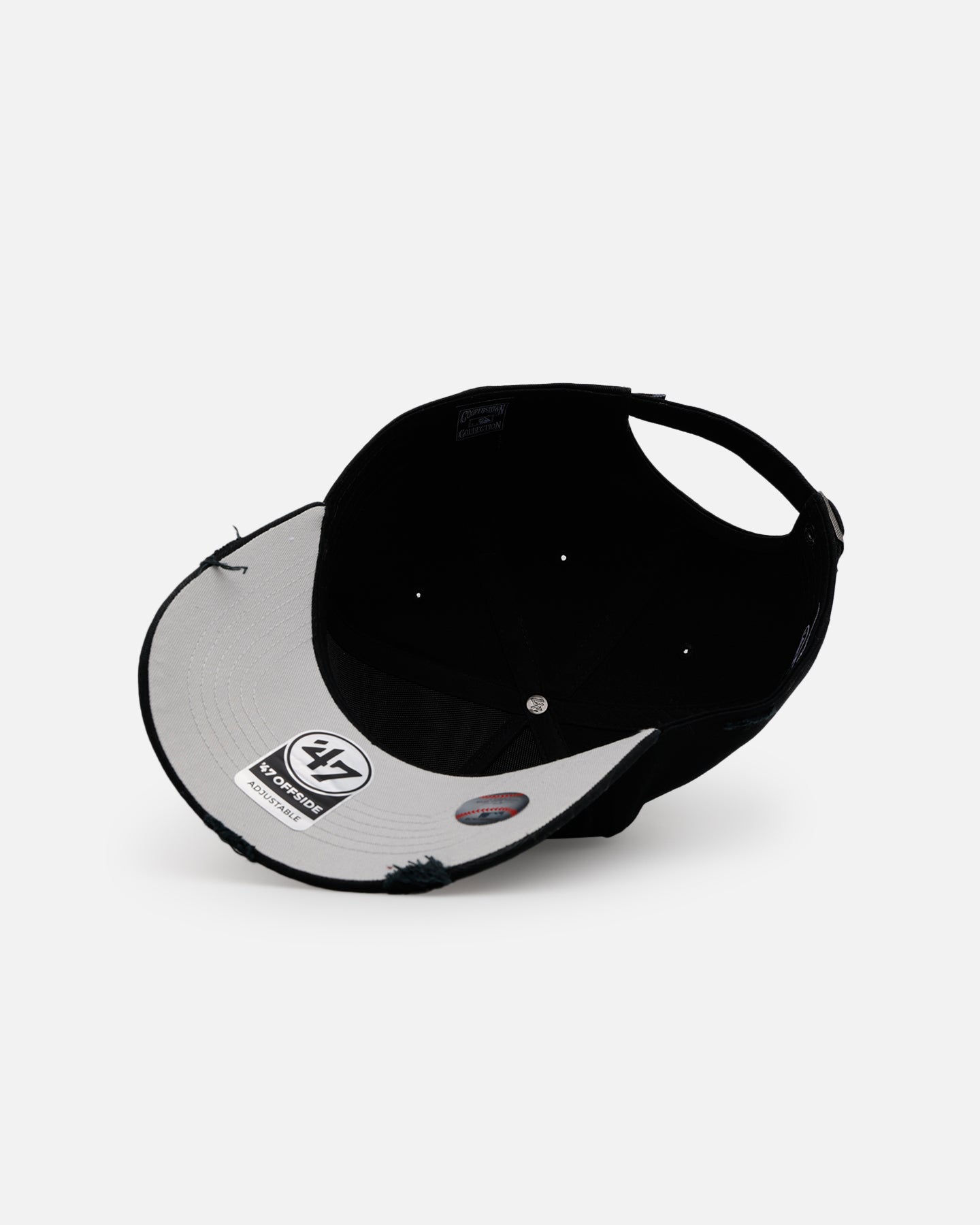 47 Brand Houston Astros 'Destruct Gothic Visor' 47 Offside Strapback Black、mySite、zt4zffjzw