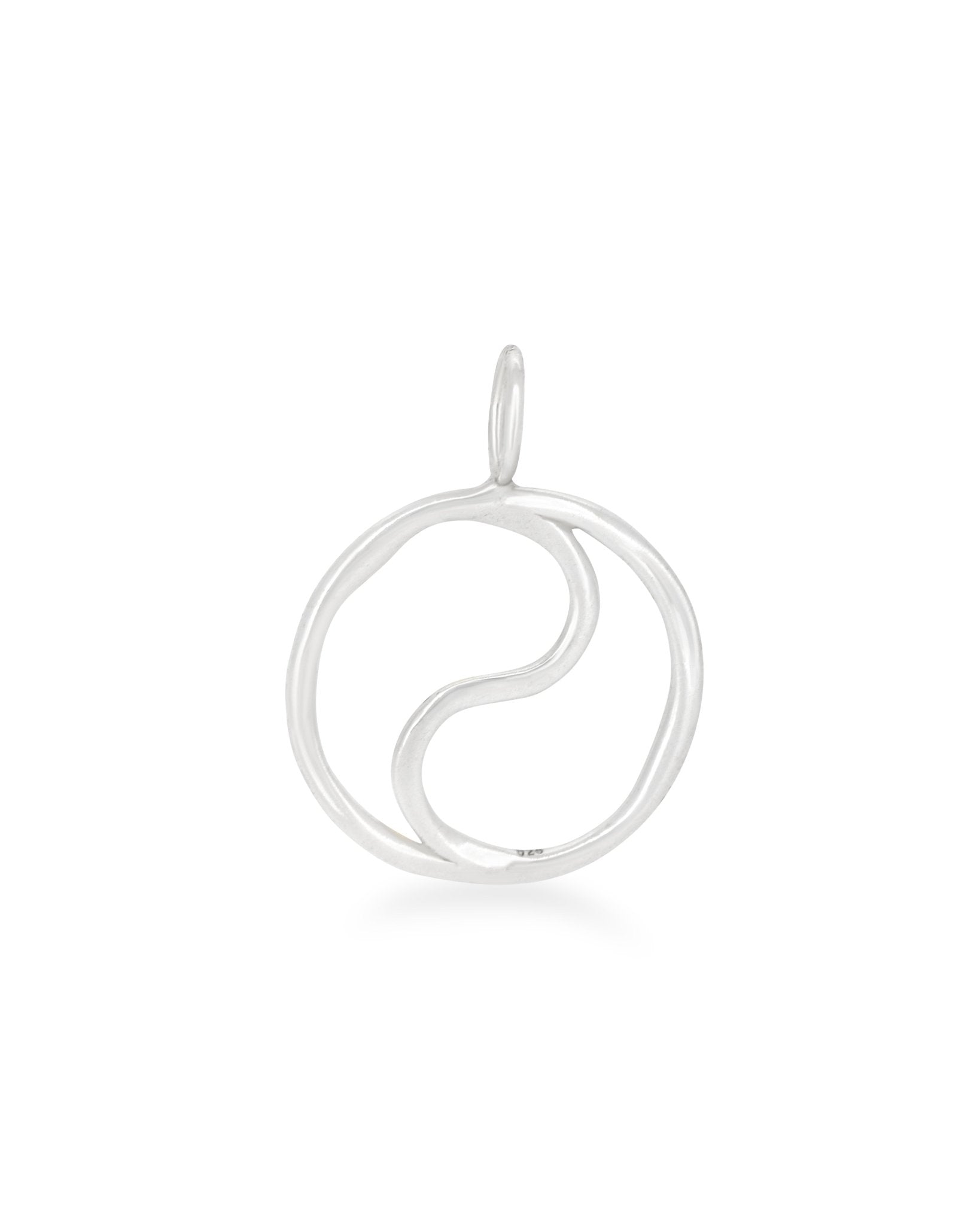 Textured Sterling Silver Yin Yang Pendant、mySite、topwebapps
