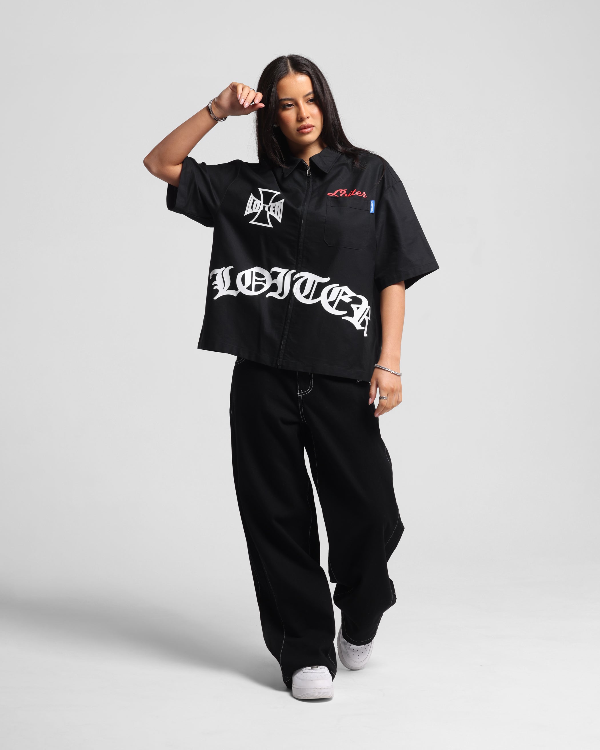 Loiter Chopper Work Shirt Black、mySite、zt4zffjzw