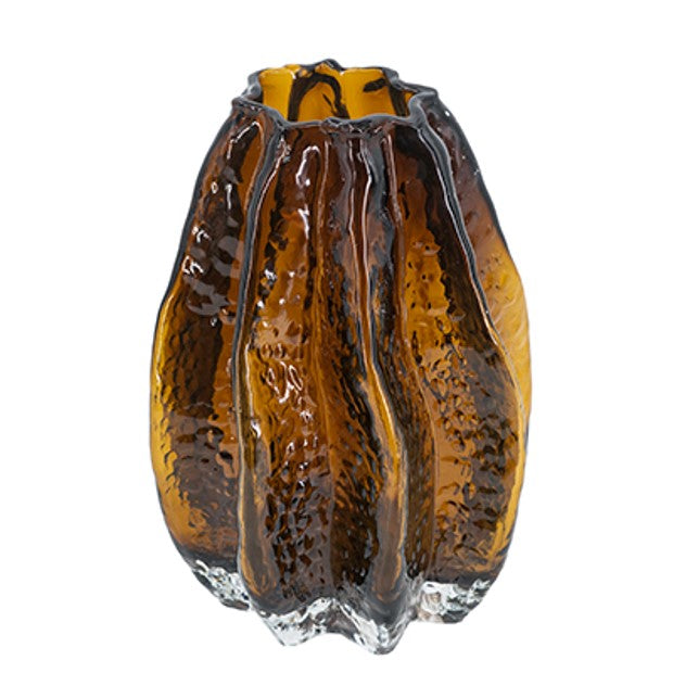  Textured Starfruit Glass Vase、mySite、elrpsem3k