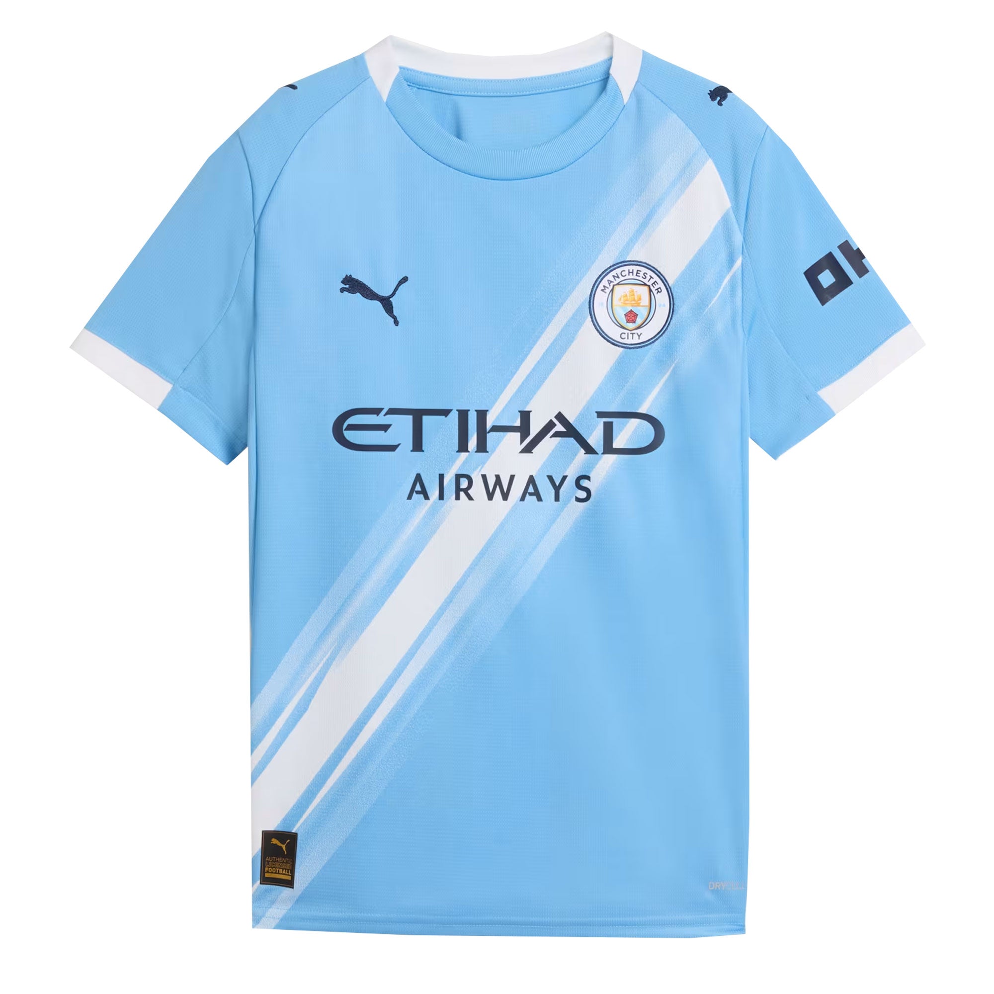 PUMA Kids Manchester City 2025/26 Home Jersey Team Light Blue/White、mySite、bottomscart