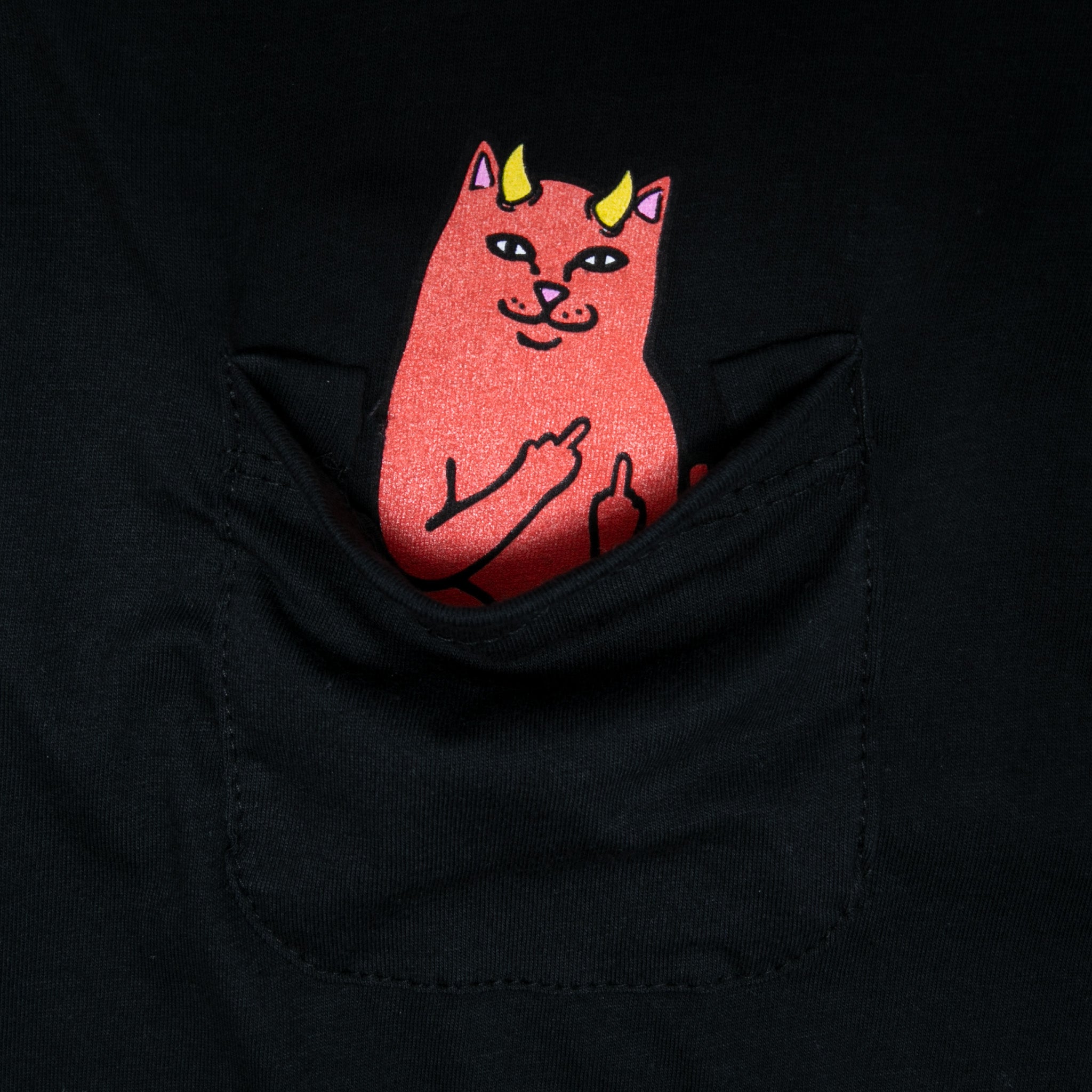  Lord Devil Pocket Crop Tee (Black)、mySite、merchandisen