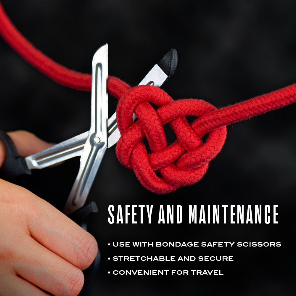 Temptasia By Blush® | Bondage Rope 32 Feet - Red、mySite、bottomscart