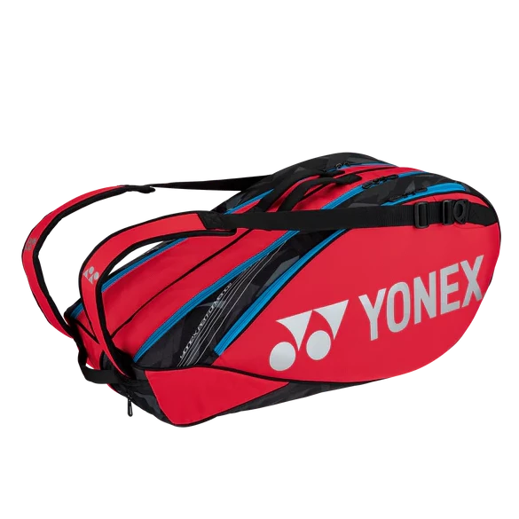Yonex Pro 6 Pack Racquet Bag (Scarlett Red)