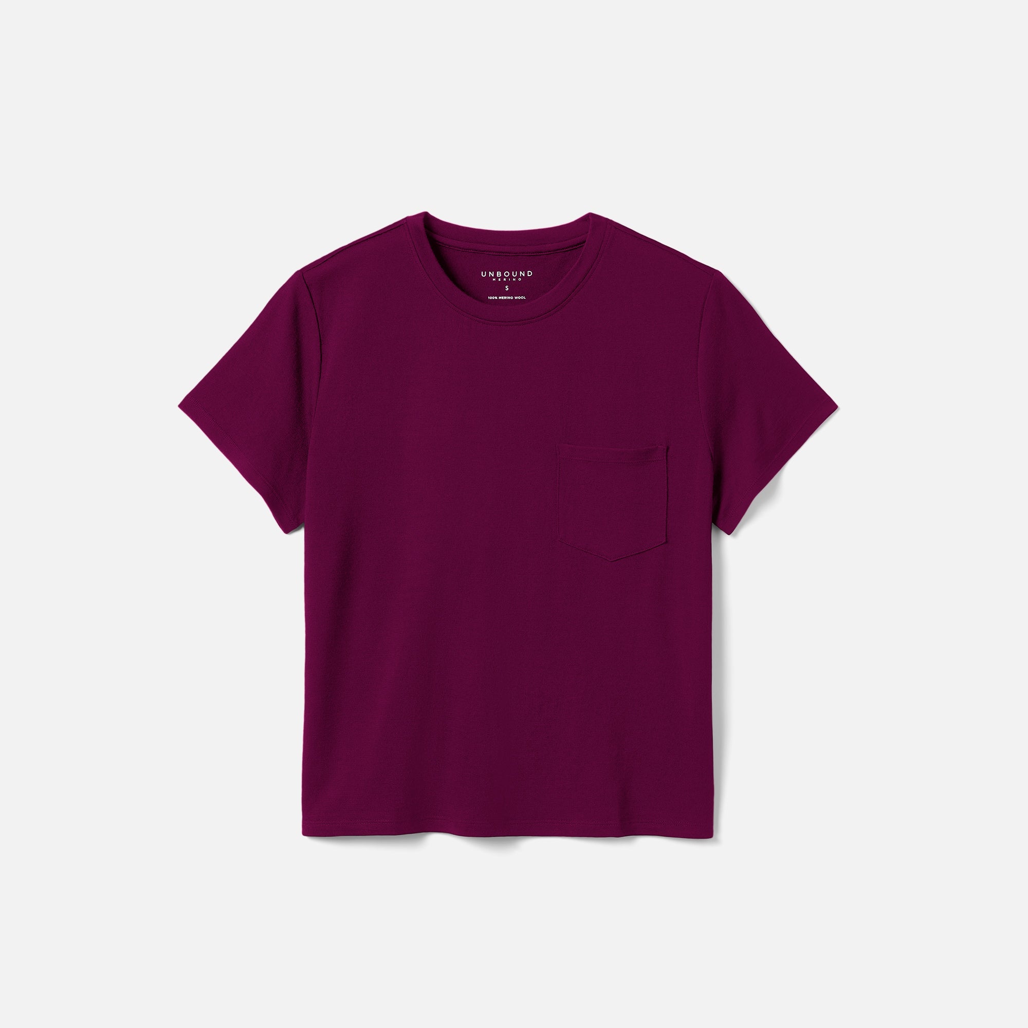 Women's Merino Boxy Pocket Tee、mySite、noshort
