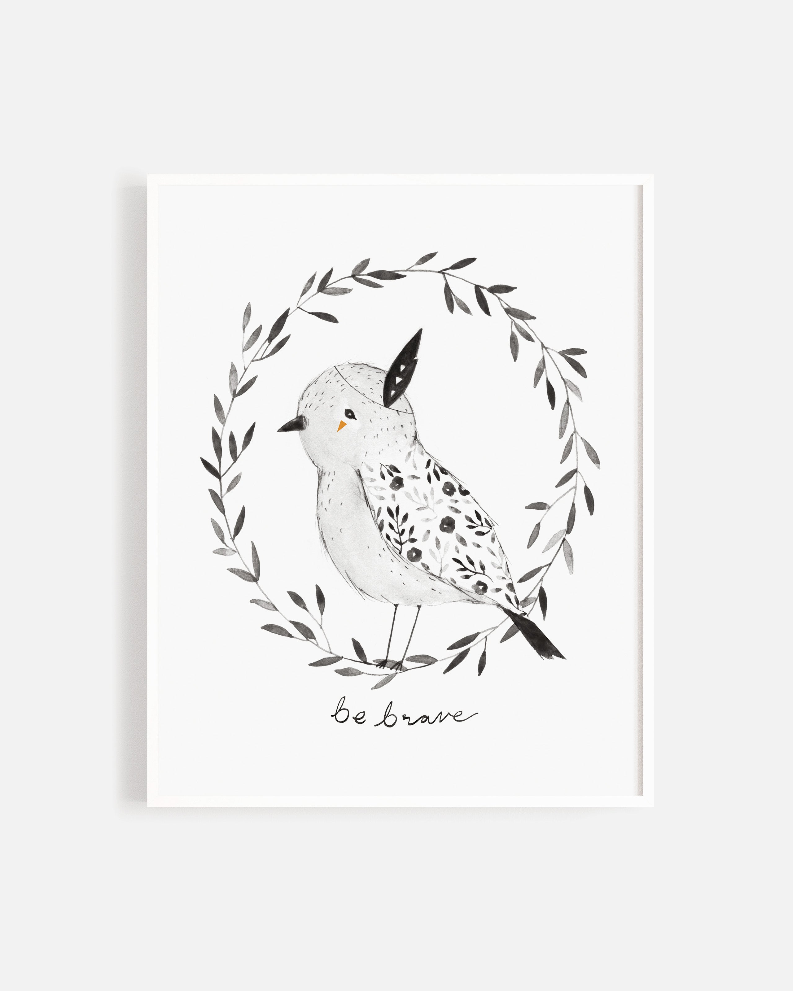  Art Print || Be Brave、mySite、layawaytickets