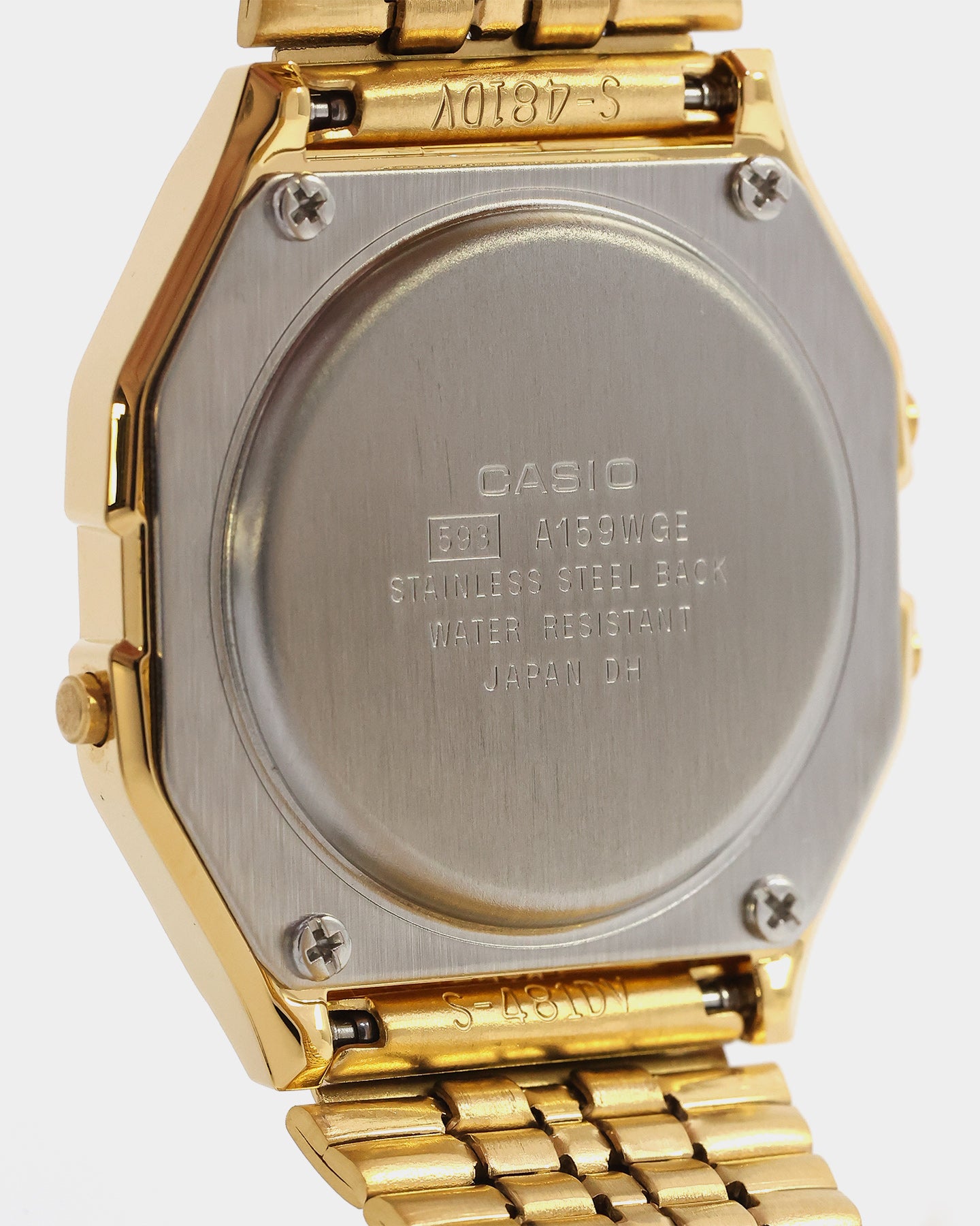 Casio A159WGEA-1DF Watch Gold/ Black、mySite、zt4zffjzw