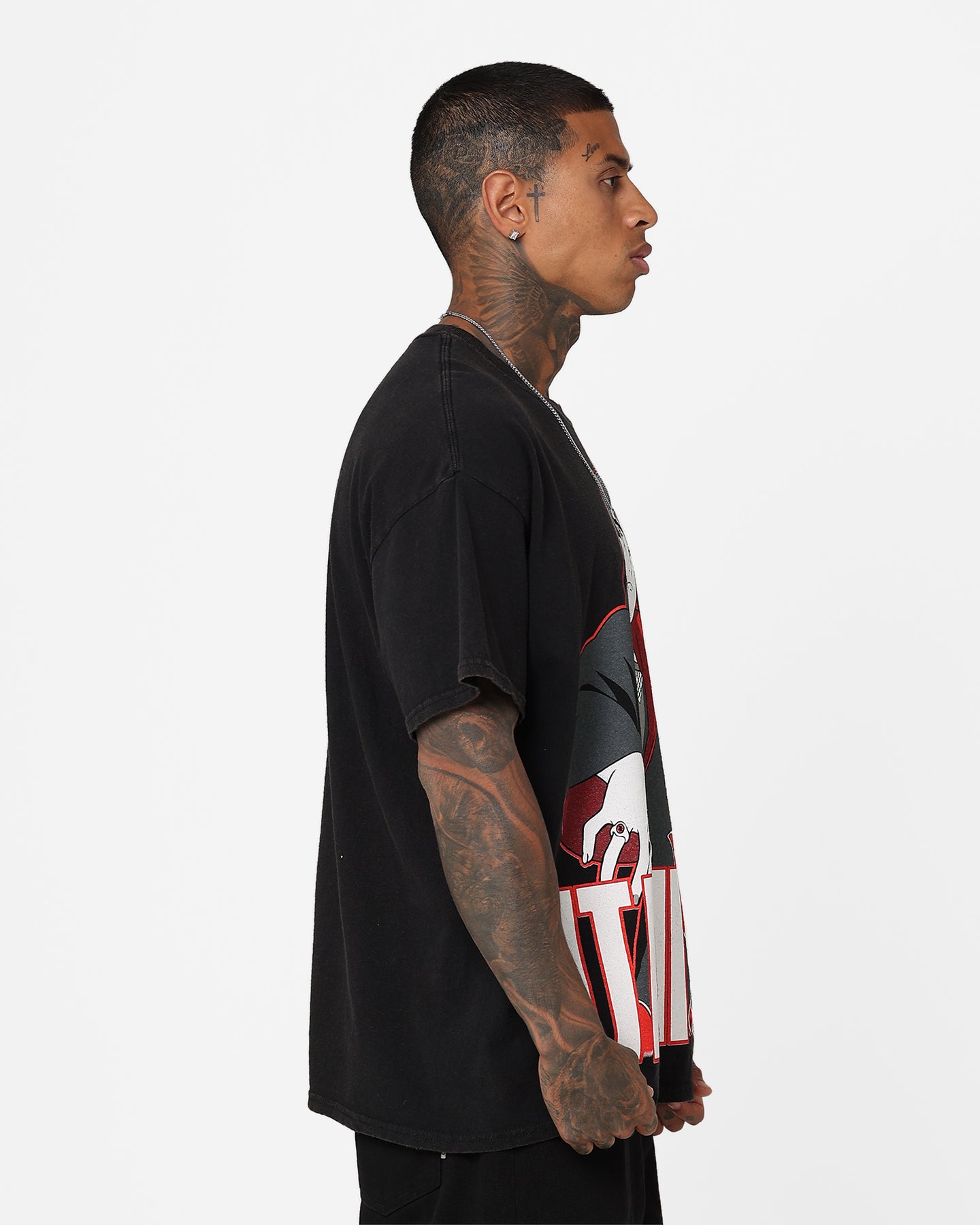 Goat Crew X Naruto Itachi Vintage T-Shirt Black Wash、mySite、zt4zffjzw