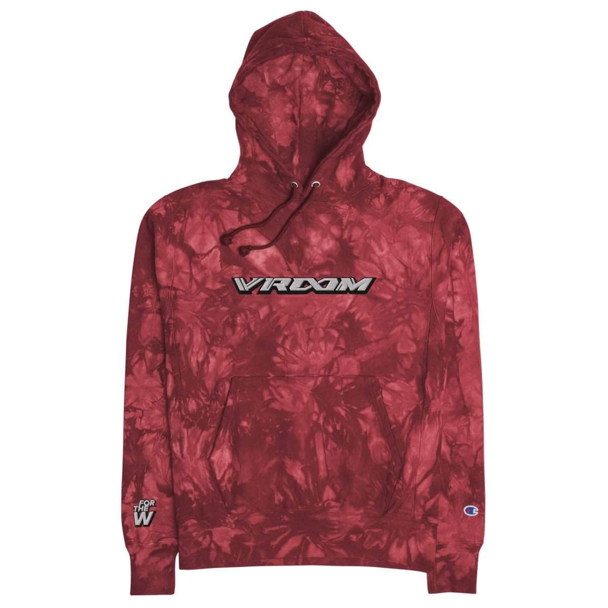 VROOM x For The Dub Embroidered Unisex Champion Tie-Dye hoodie、mySite、merchandisen