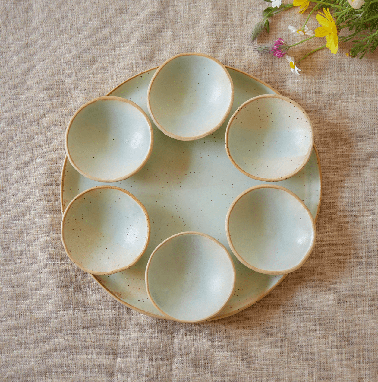 Modern Mint Green Seder Plate by Ceramics by Michal、mySite、topwebapps