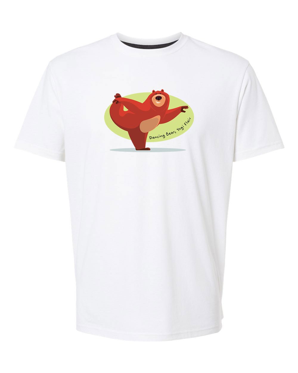 Men's Tee Dancer Yogi Bear Eco-Friendly Yoga T-shirt、mySite、topwebapps