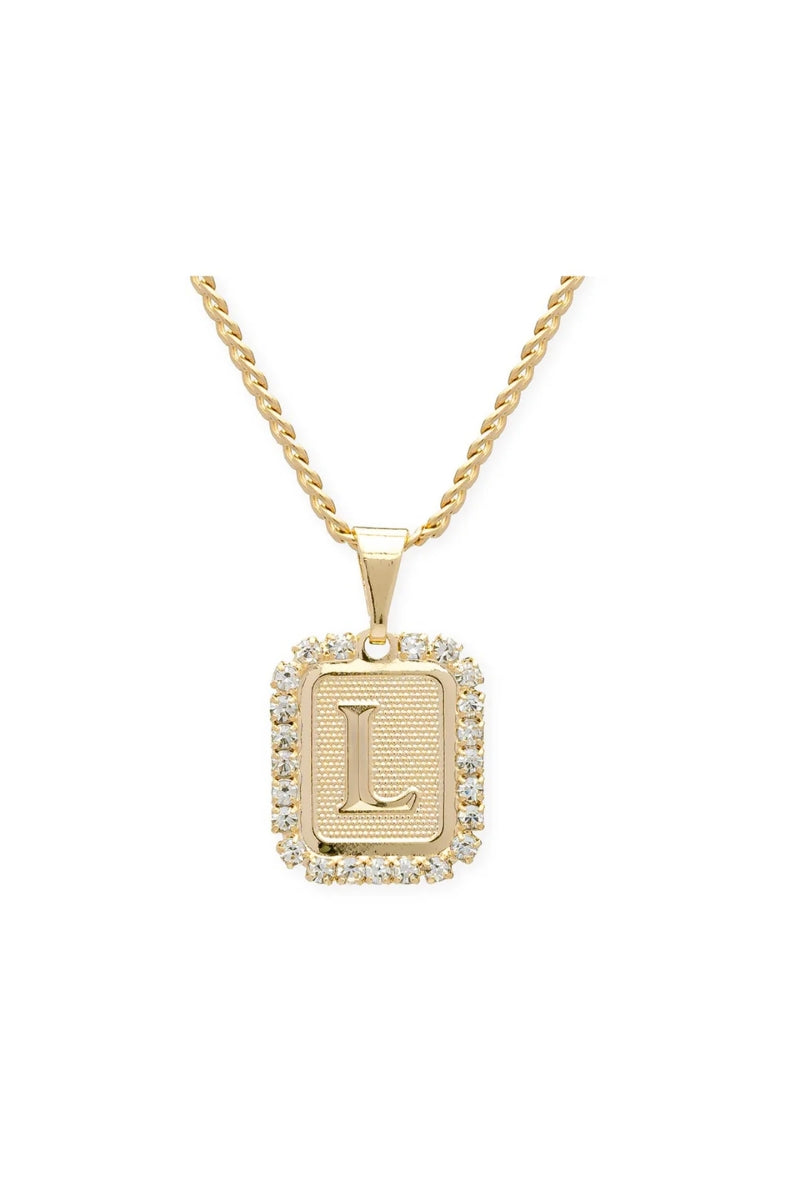 Royal Initial Card Necklace、mySite、hinf8tx79