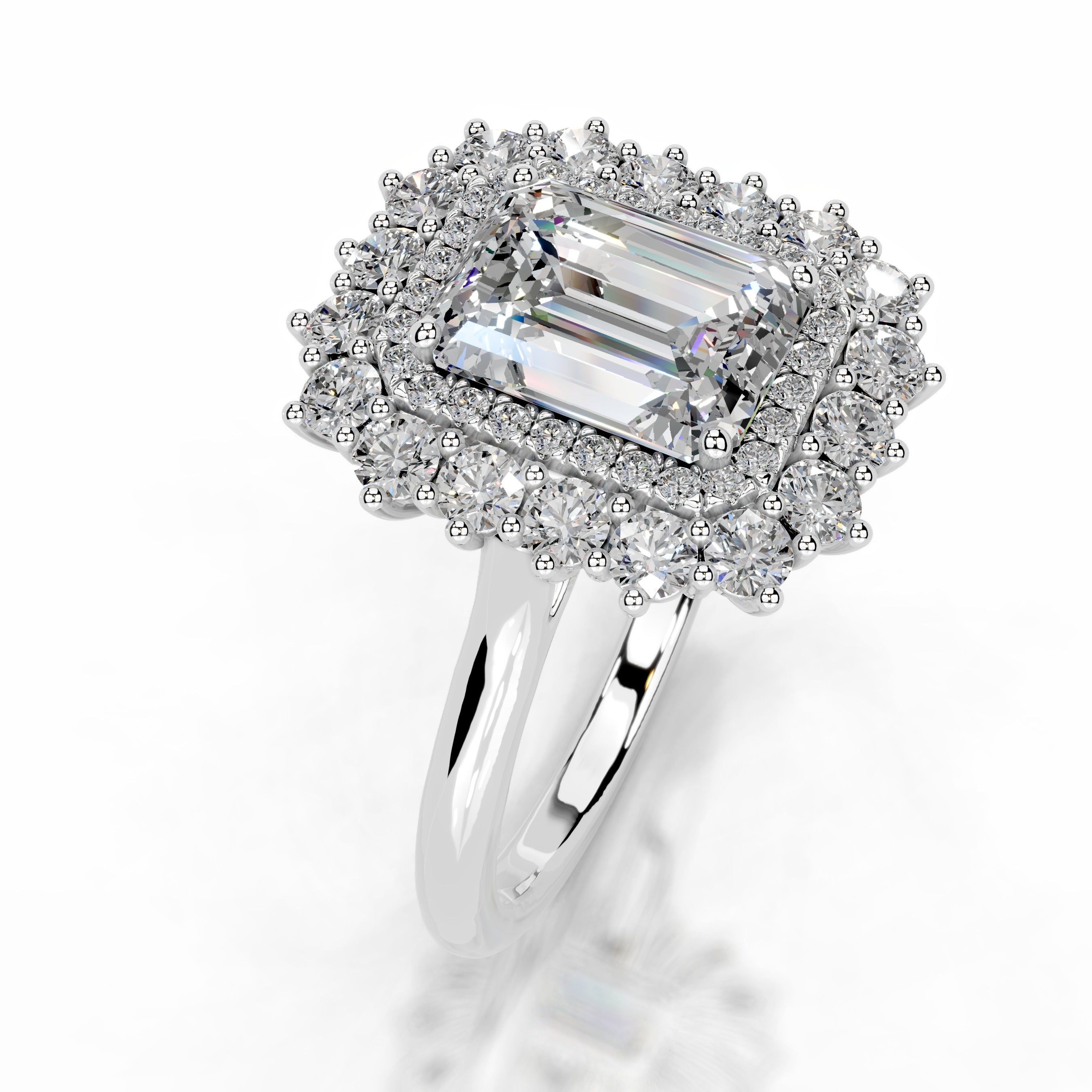 Myaree Moissanite & Diamond Ring - Platinum、mySite、hinf8tx79