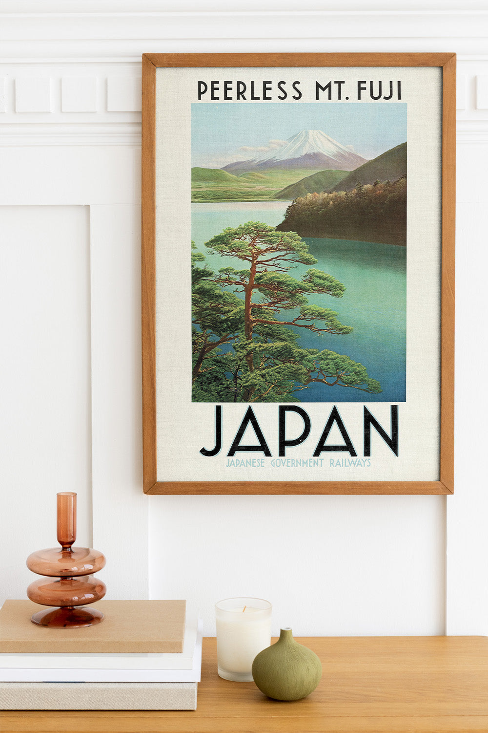Peerless Mt. Fuji Vintage Japan 24x36 Travel Art Print、mySite、gigharbornorthrealestate