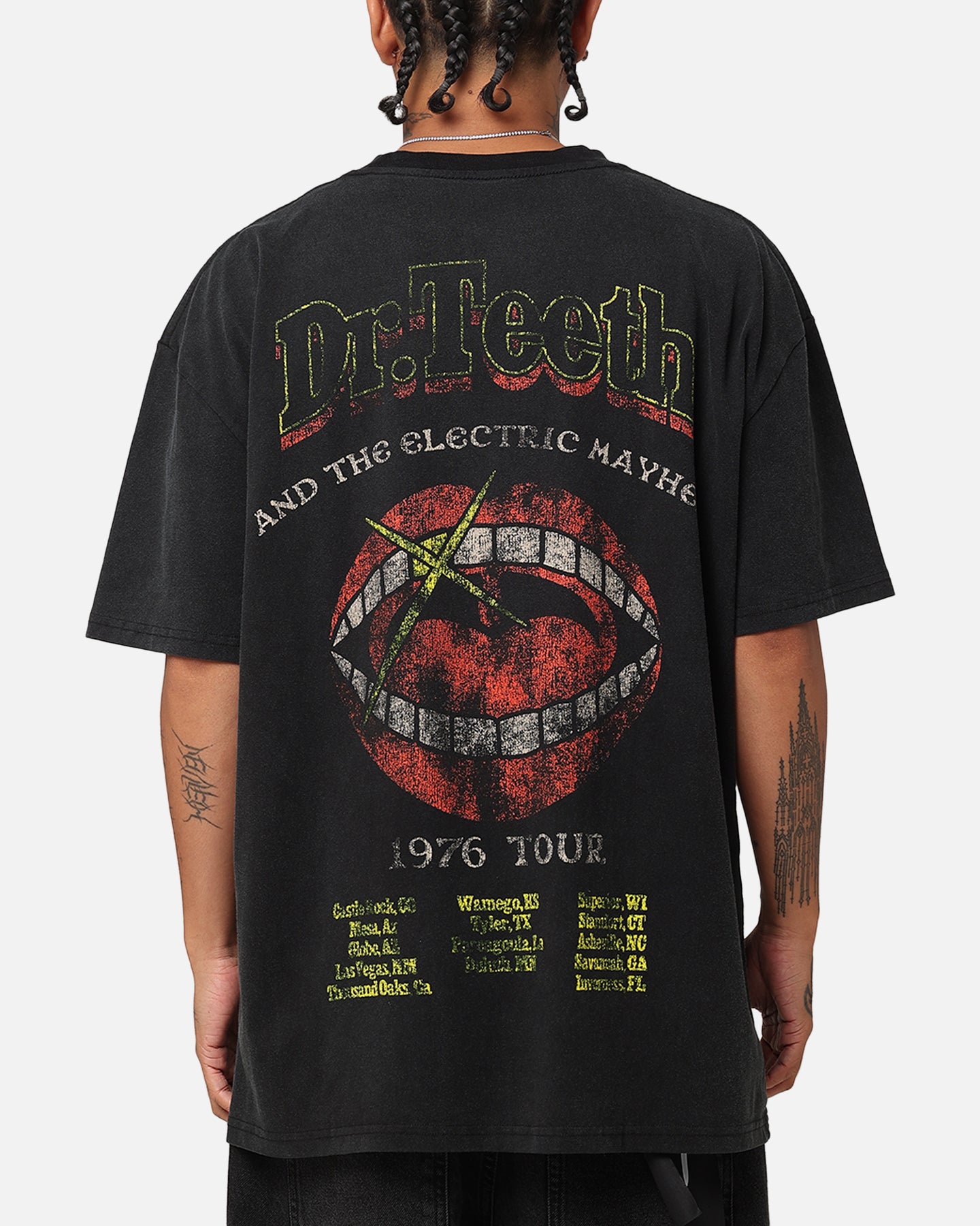 American Thrift Disney The Muppets Animal Heavy T-Shirt Vintage Black、mySite、zt4zffjzw