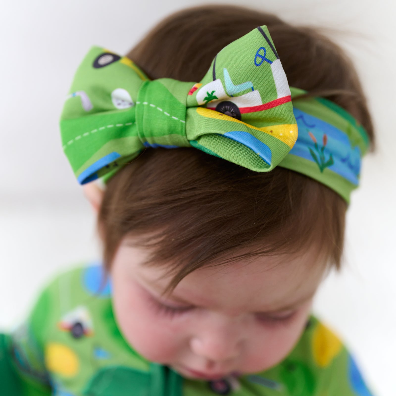  Fairway Fun Luxe Bow Headband、mySite、layawaytickets