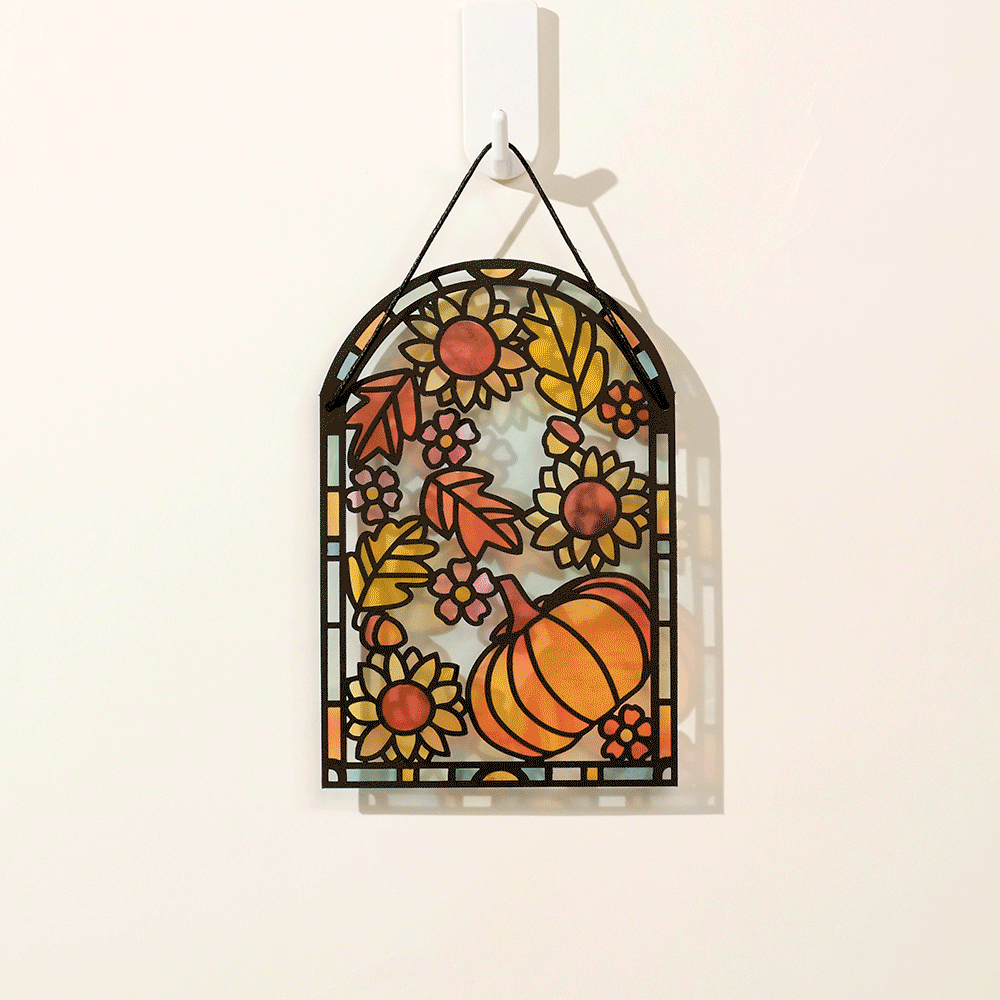 Thankful Harvest Suncatcher Card、mySite、solidvoid