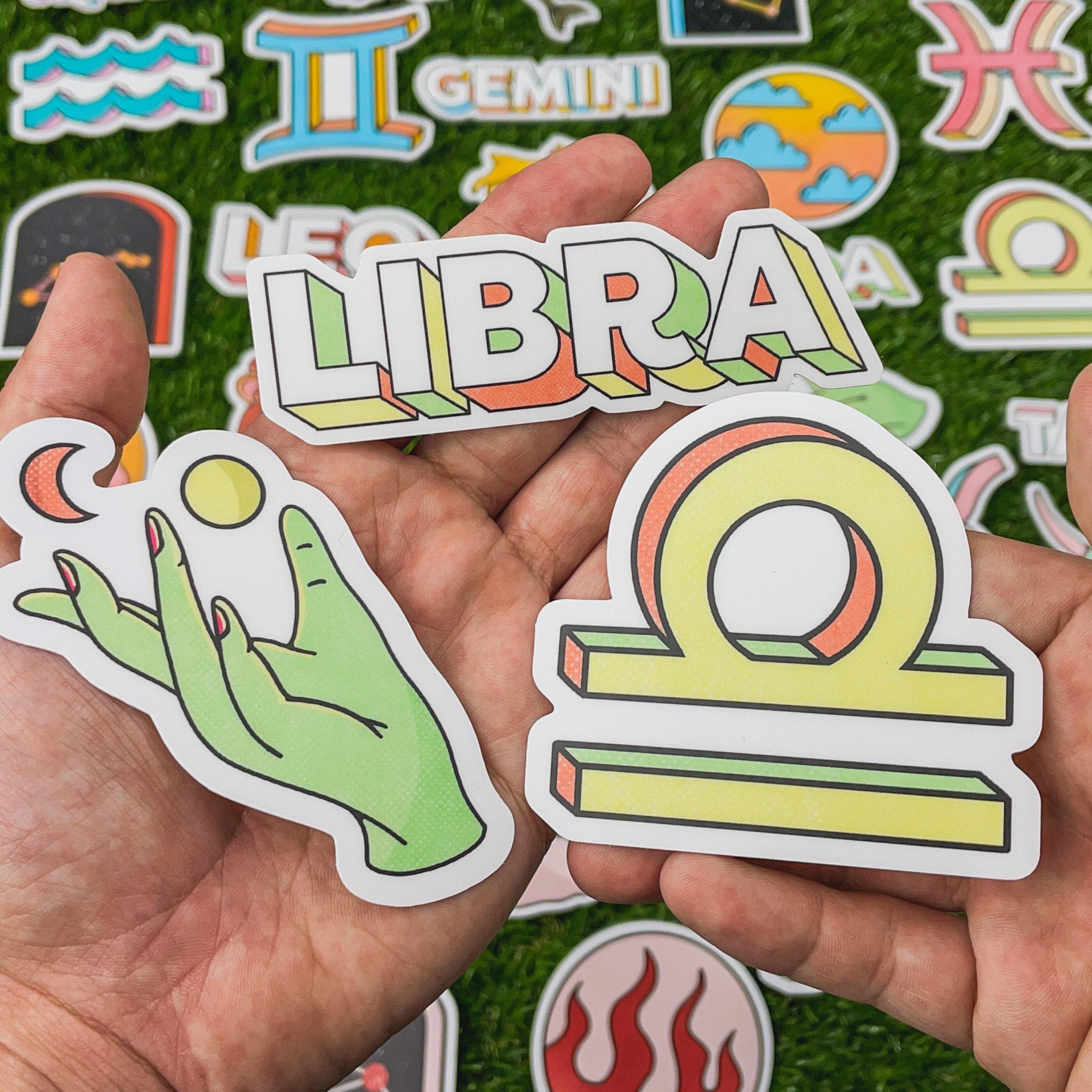  Libra Symbol Zodiac Sticker、mySite、elrpsem3k