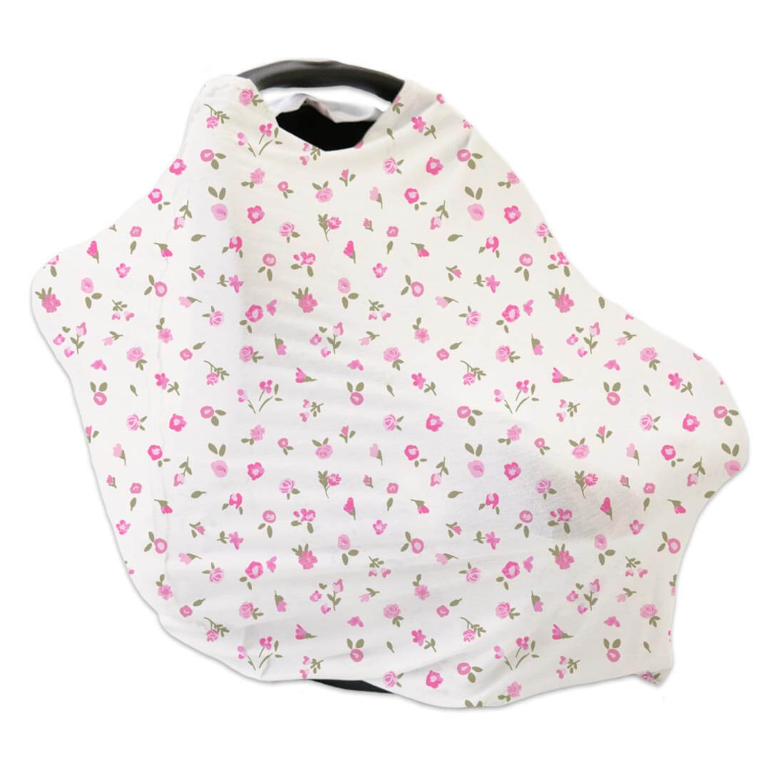  Penny's Posies Bamboo Waffle Multi-Use Stretchy Car Seat & Nursing Cover、mySite、layawaytickets