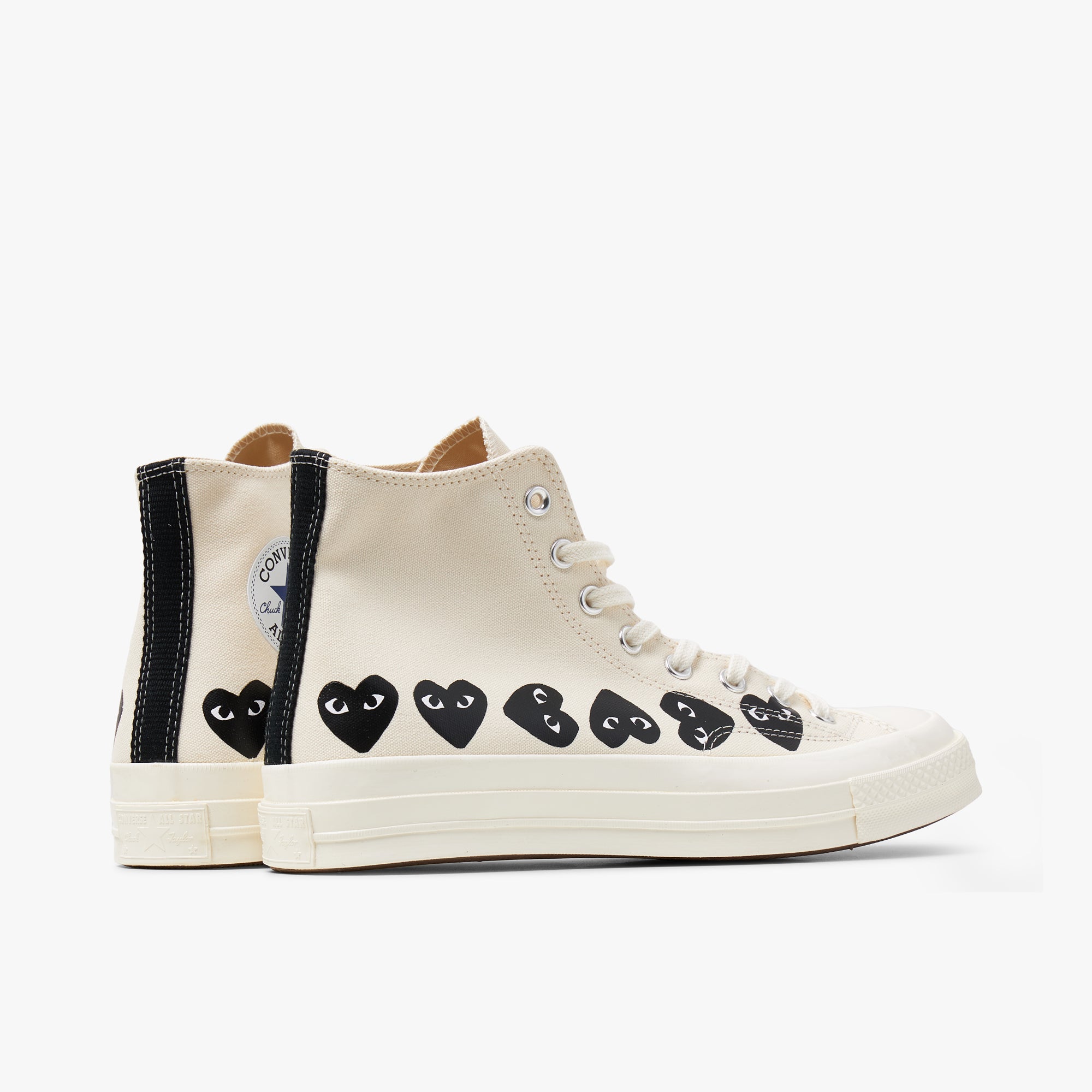  Converse x COMME des GARÇONS PLAY Chuck Taylor Hi / Multi Heart Beige、mySite、merchandisen