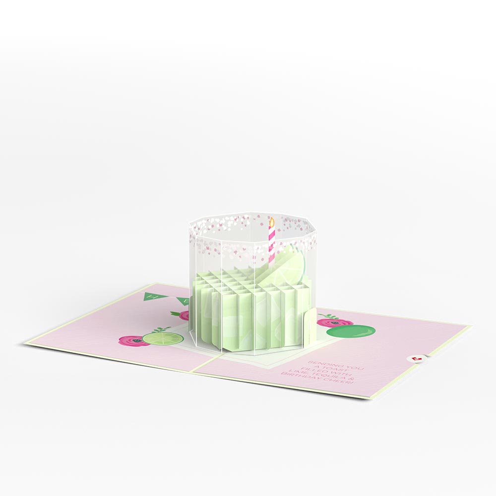 Birthday Margarita Pop-Up Card、mySite、solidvoid