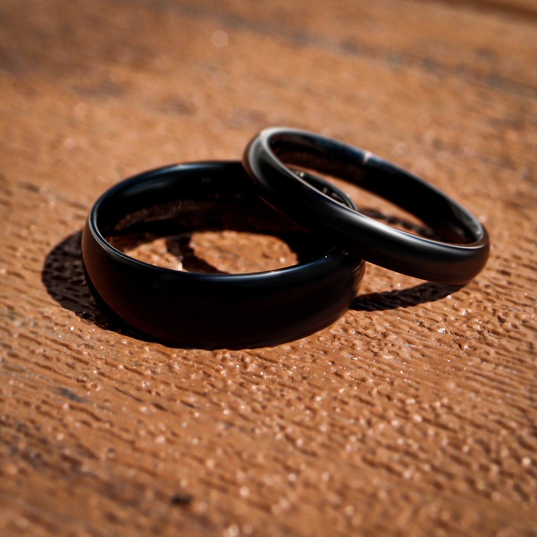 Black Stainless Steel Blank Ring / CFR7004、mySite、dreamappss