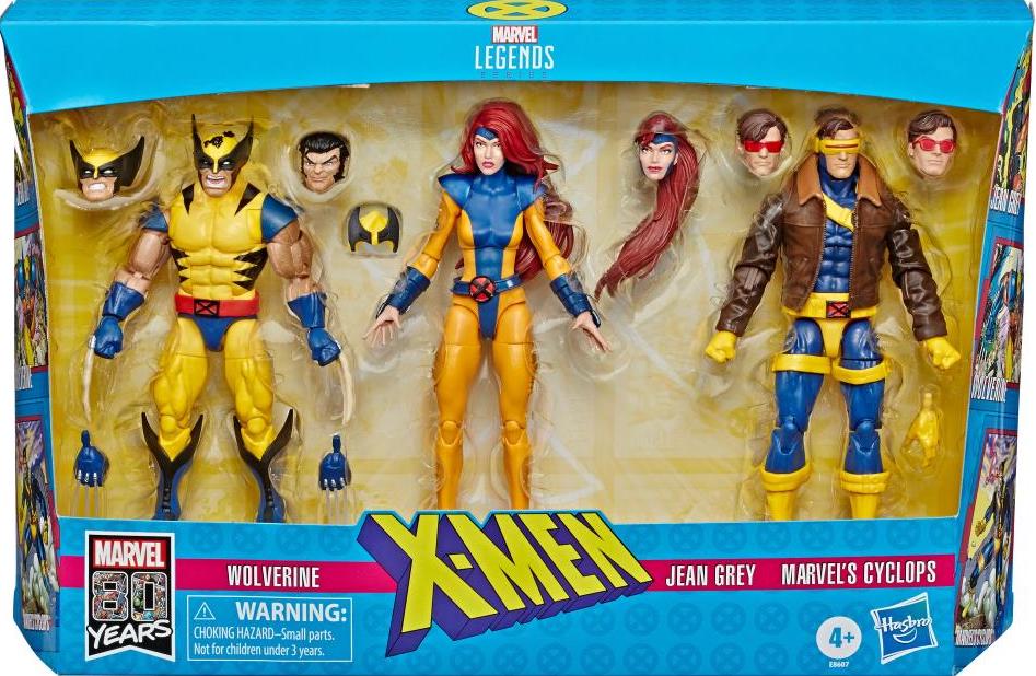 Marvel Legends Series - Marvel Comics 80th Anniversary - X-Men (Love Triangle) 3 Pack、mySite、hgirdovlk