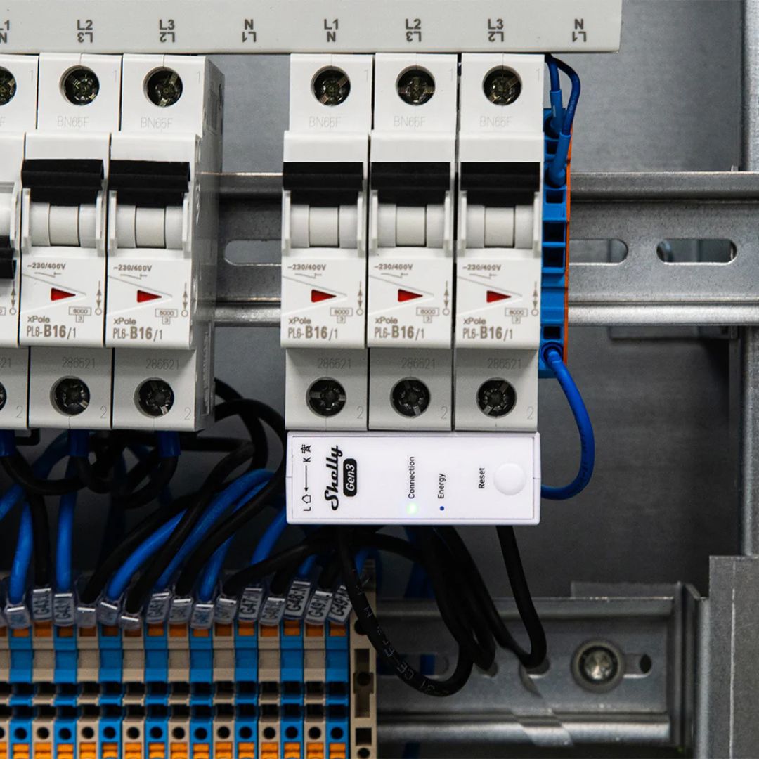 Shelly 3EM-63T Gen3 - Medidor de consumo trifásico WiFi c/ 3 TC’s、mySite、fannypackpong