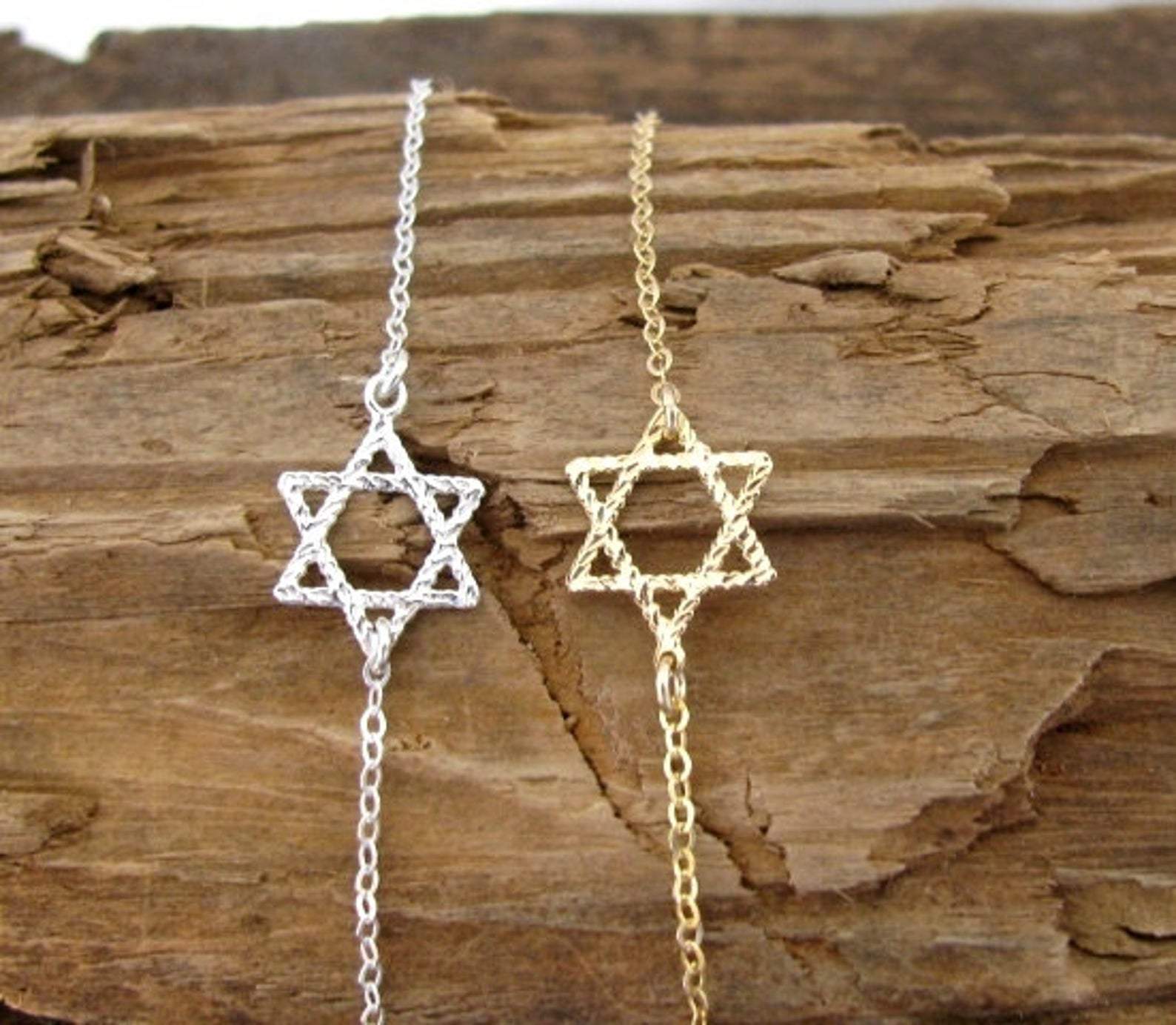 Dainty Star of David Bracelet - Gold or Silver、mySite、topwebapps