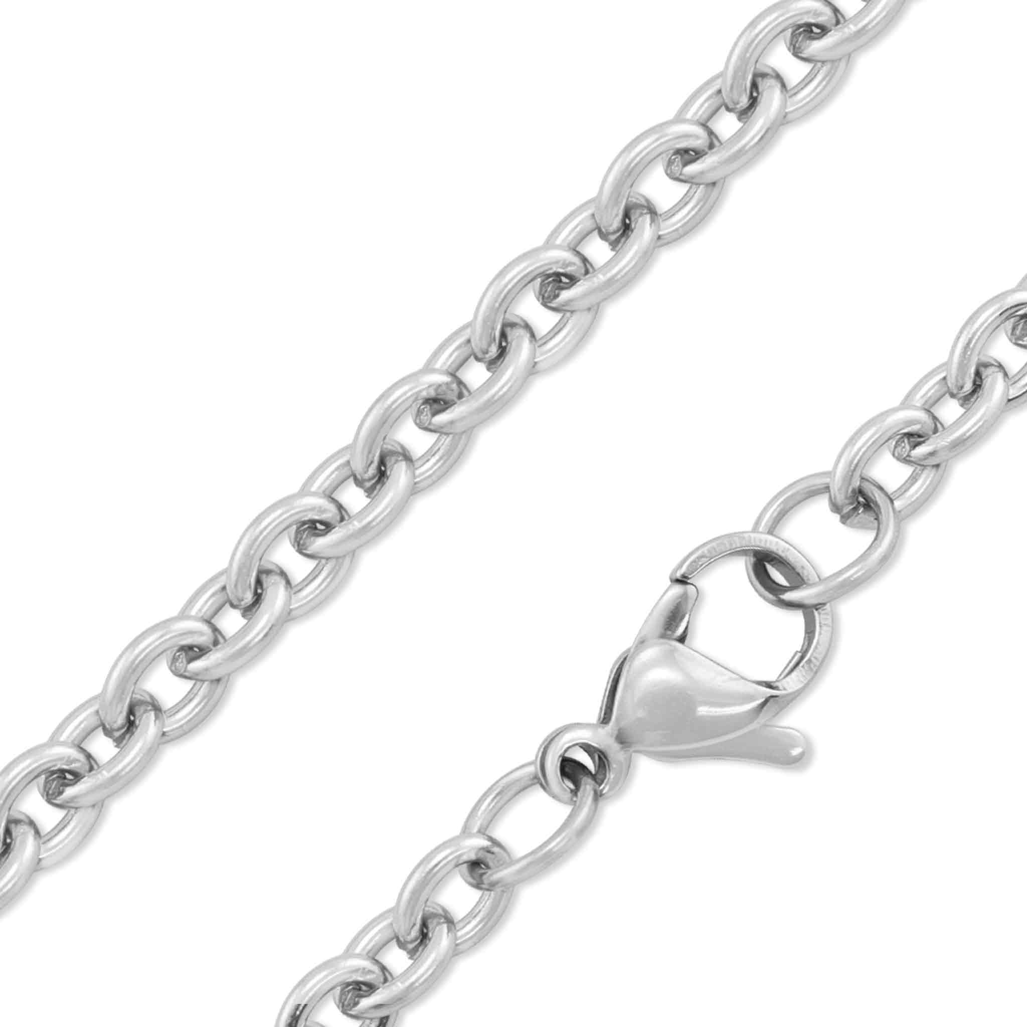 Stainless Steel 4mm Cable Chain Necklace / CHN2503、mySite、dreamappss